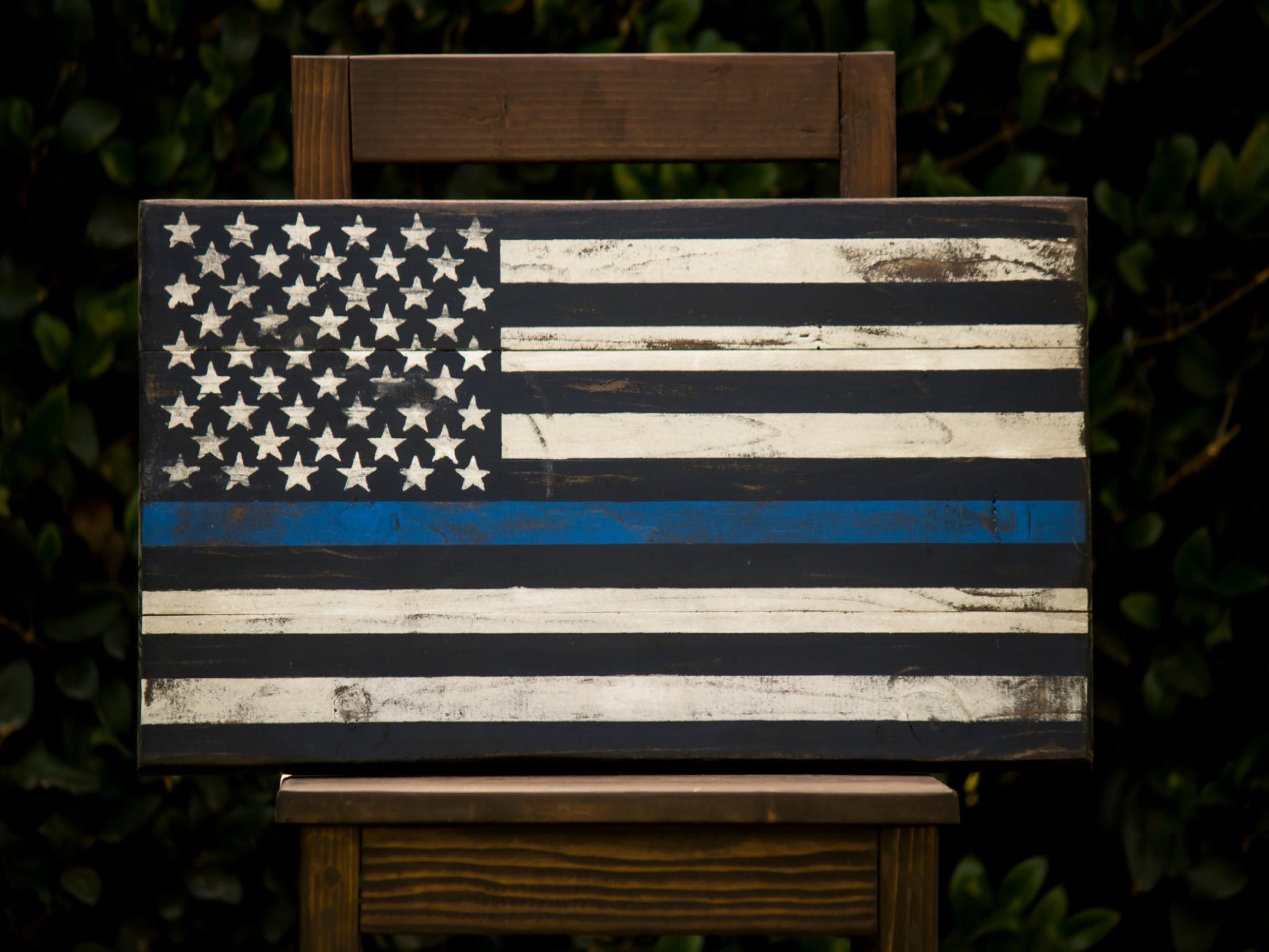 2560x1920 Police Flags Wallpaper