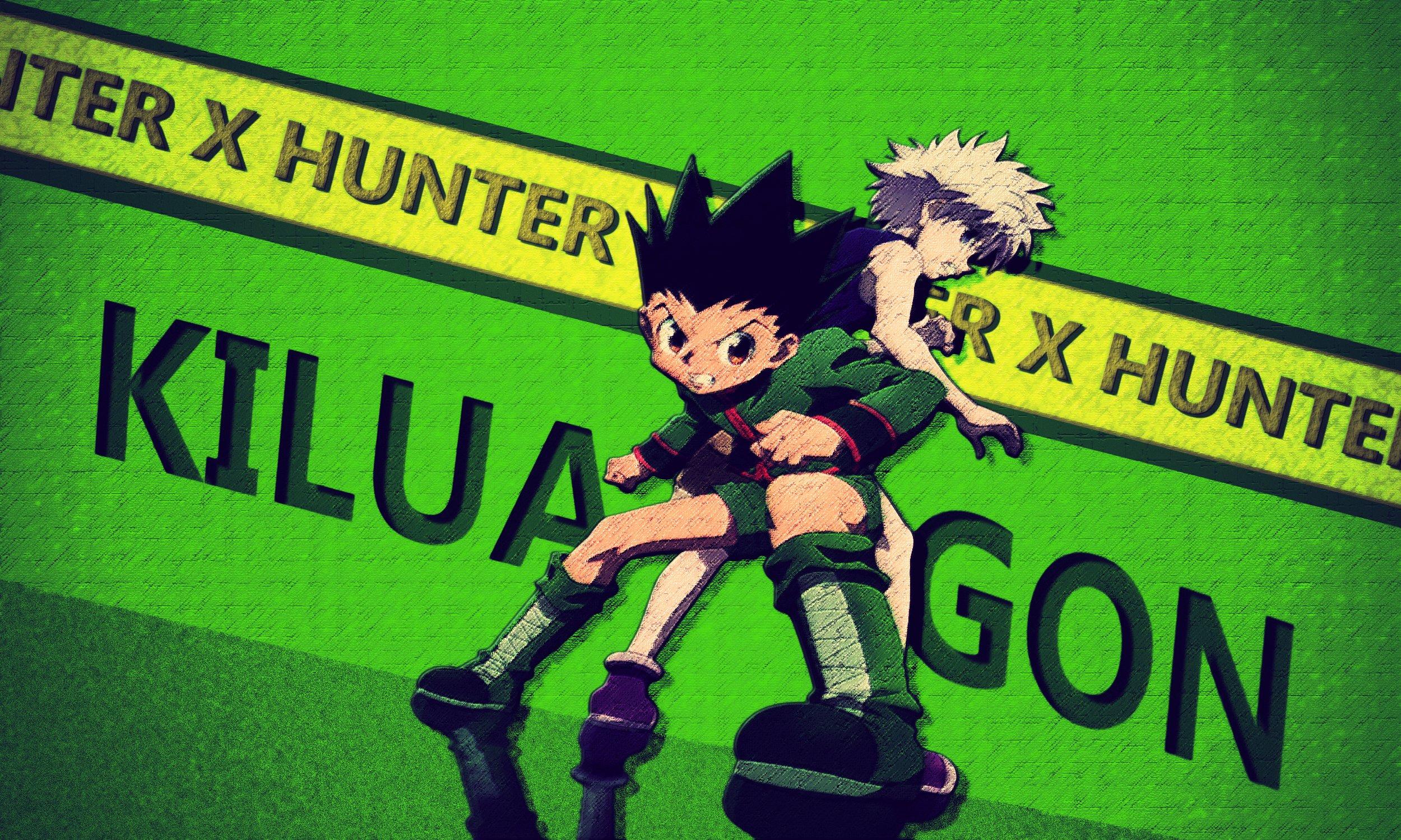 Лав гон. Гон Фрикс. Гон и Киллуа. Hunter x Hunter обои.