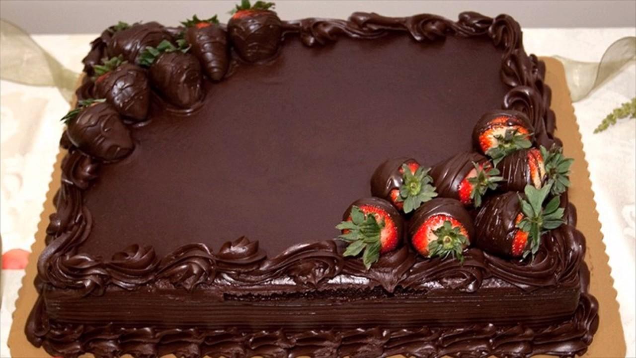 1280x720 Happy New Year Strawberry Cake Wallpaper