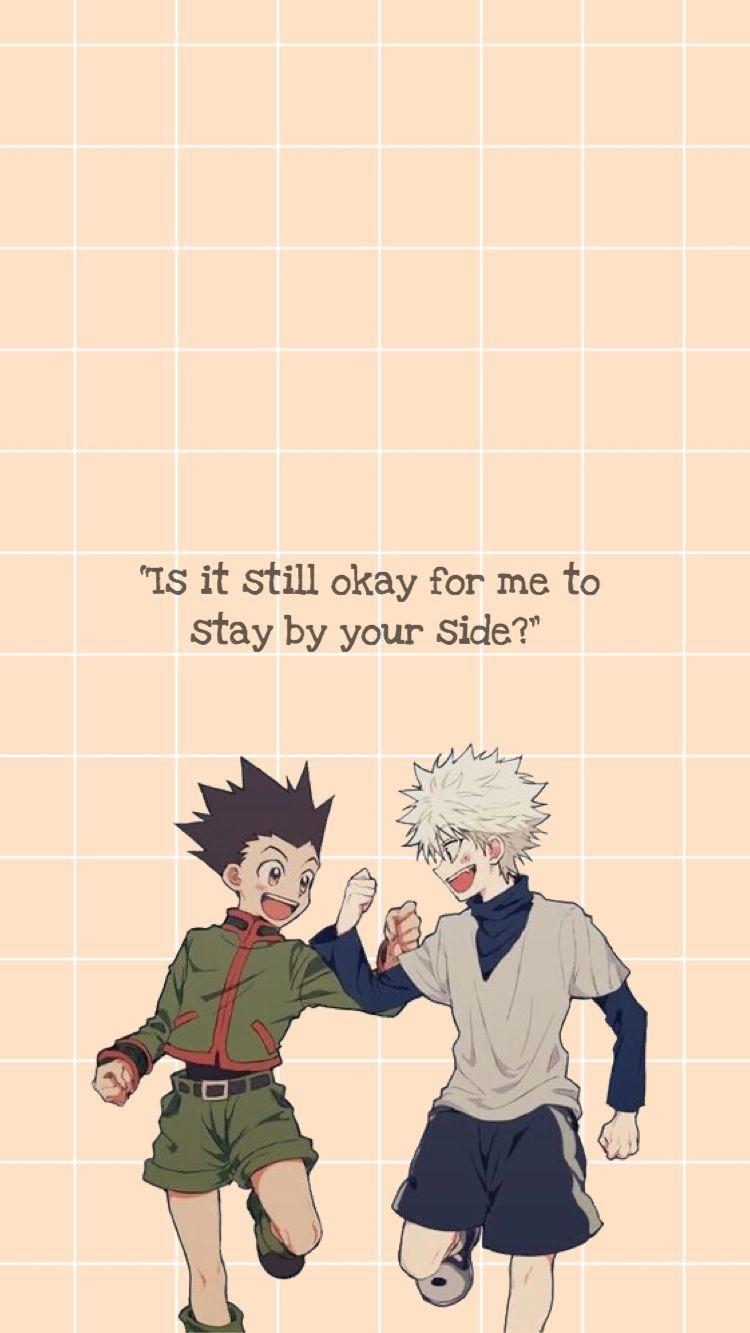 750x1333 Gon x Killua Wallpaper. Hunter anime, Hunter x hunter, Anime best friends