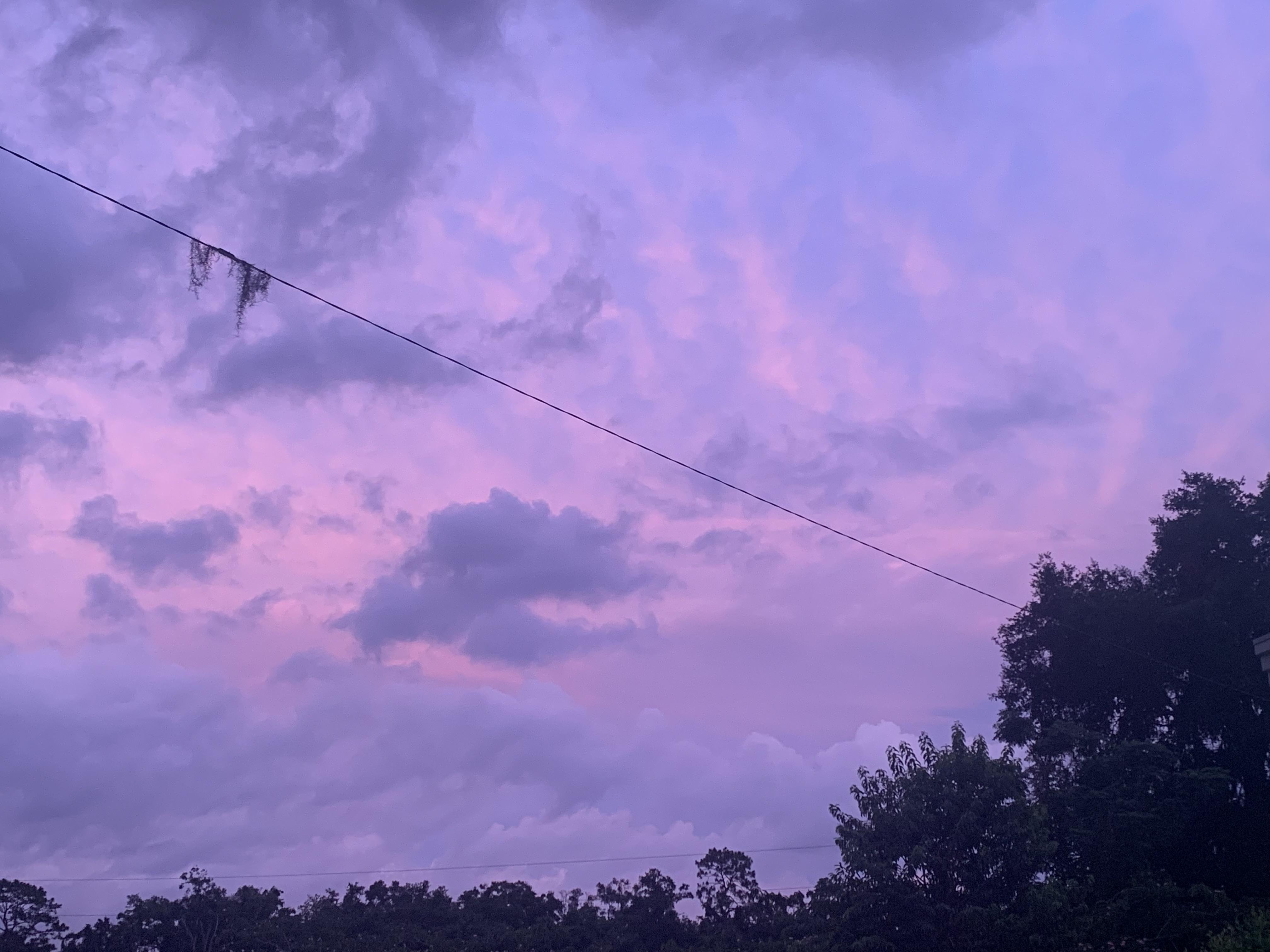4032x3024 Lavender Skies Blurry Eyes. Blurry eyes, Aesthetic background, Sky