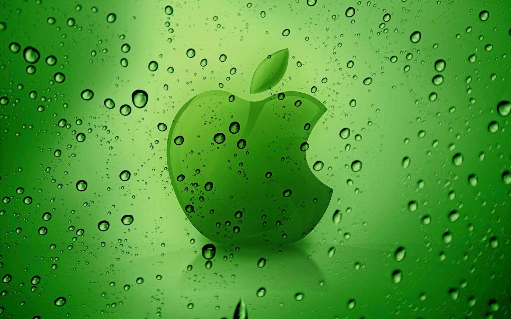 1680x1050 Green Apple Wallpaper