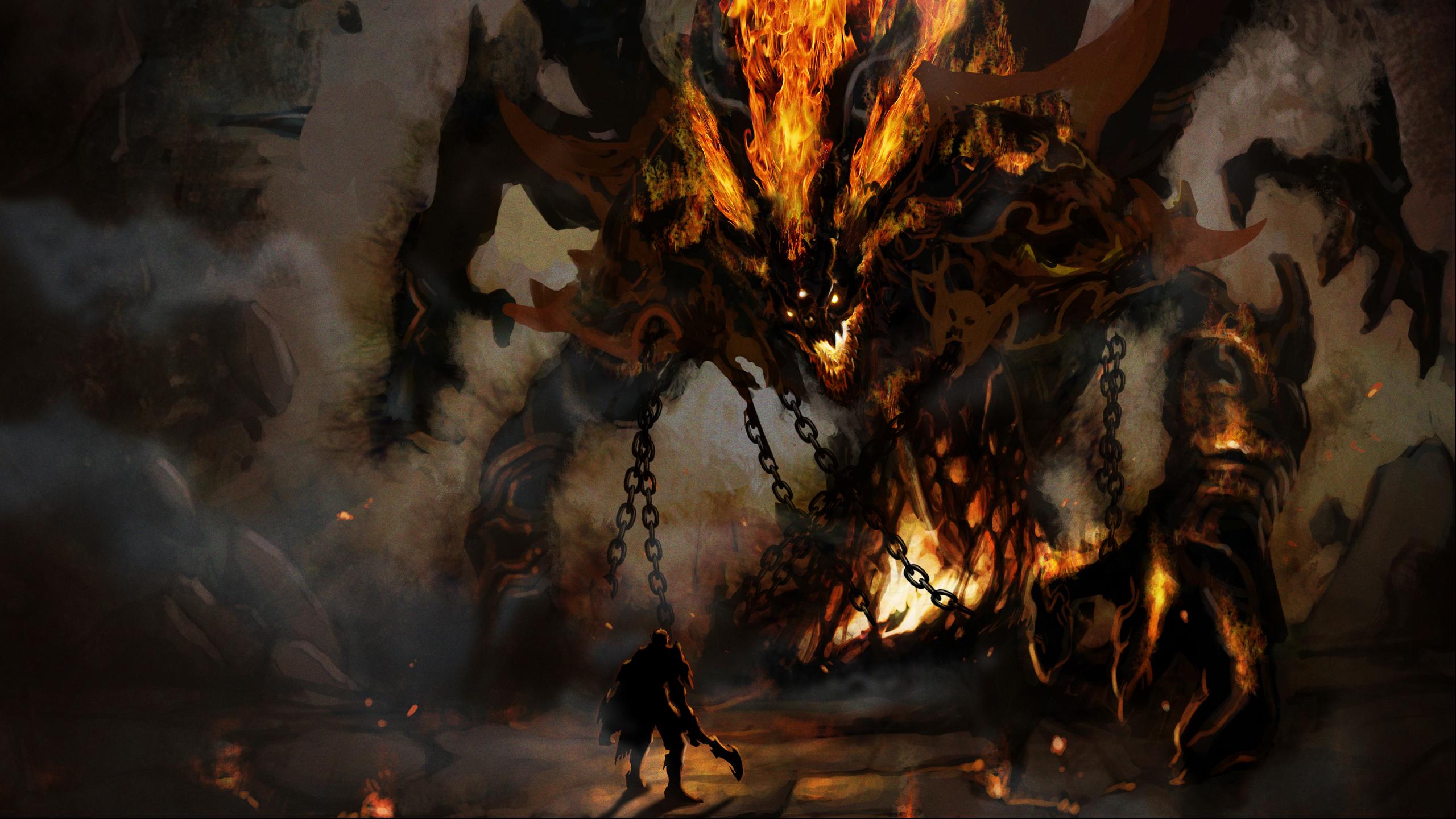 2560x1440 Monster Wallpaper