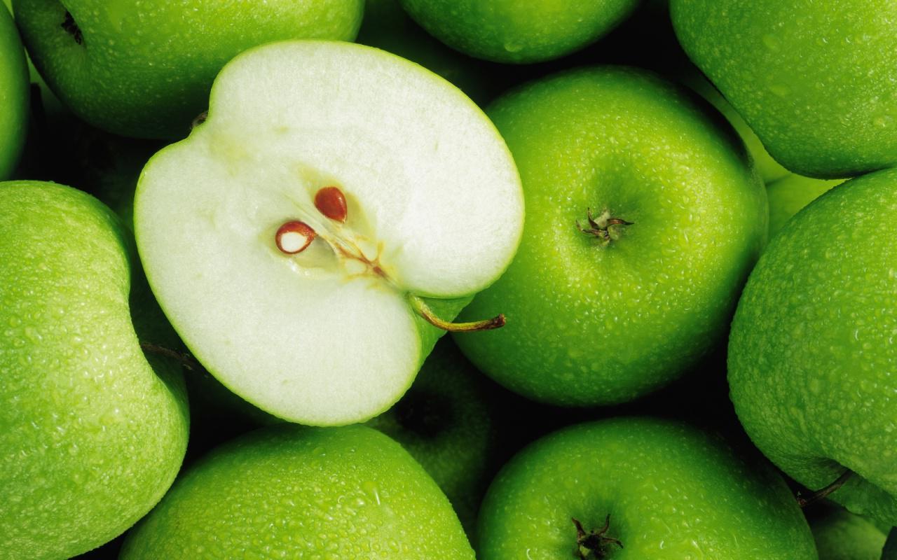 Green Apple Wallpapers Top Free Green Apple Backgrounds WallpaperAccess