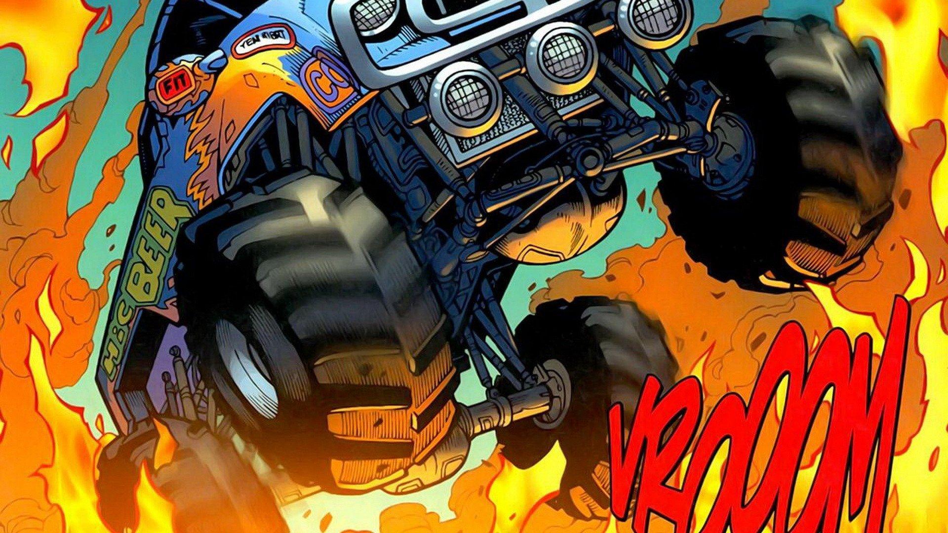 1920x1080 Awesome Monster Truck Free Background Id Truck Wallpaper HD