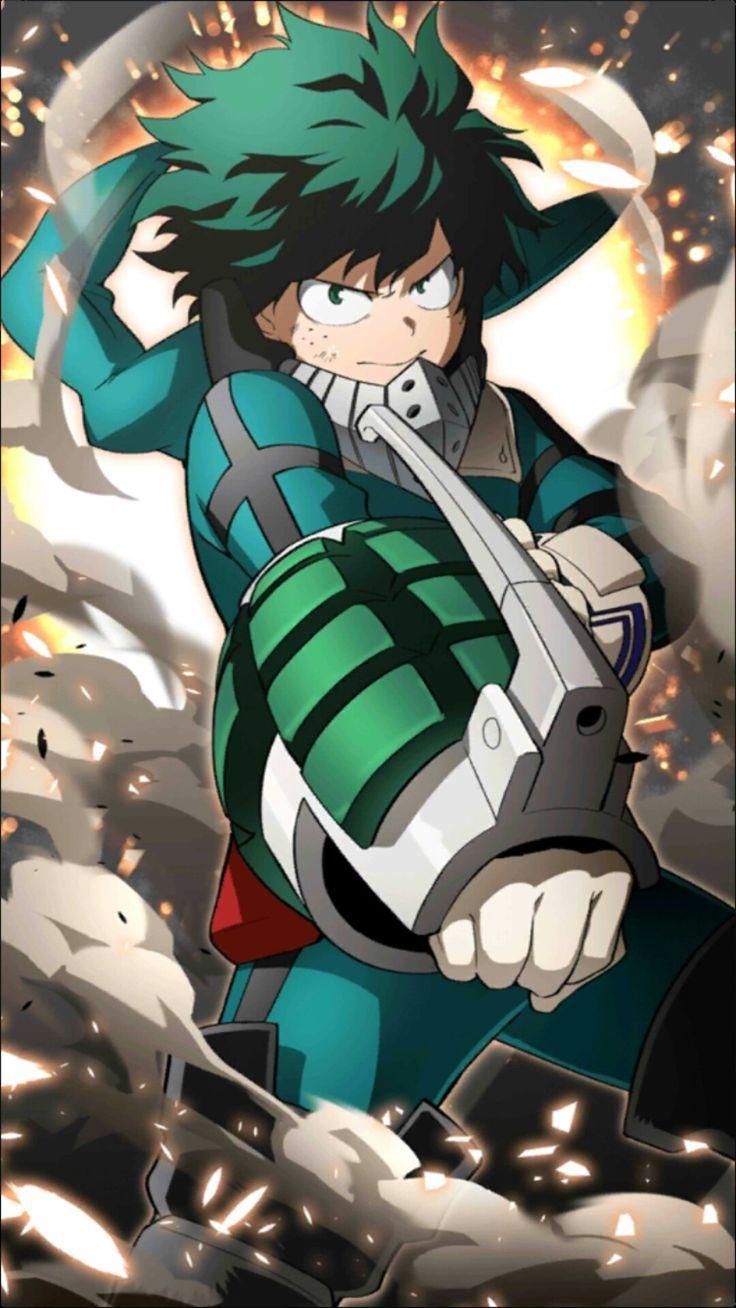 736x1308 Deku Wallpaper