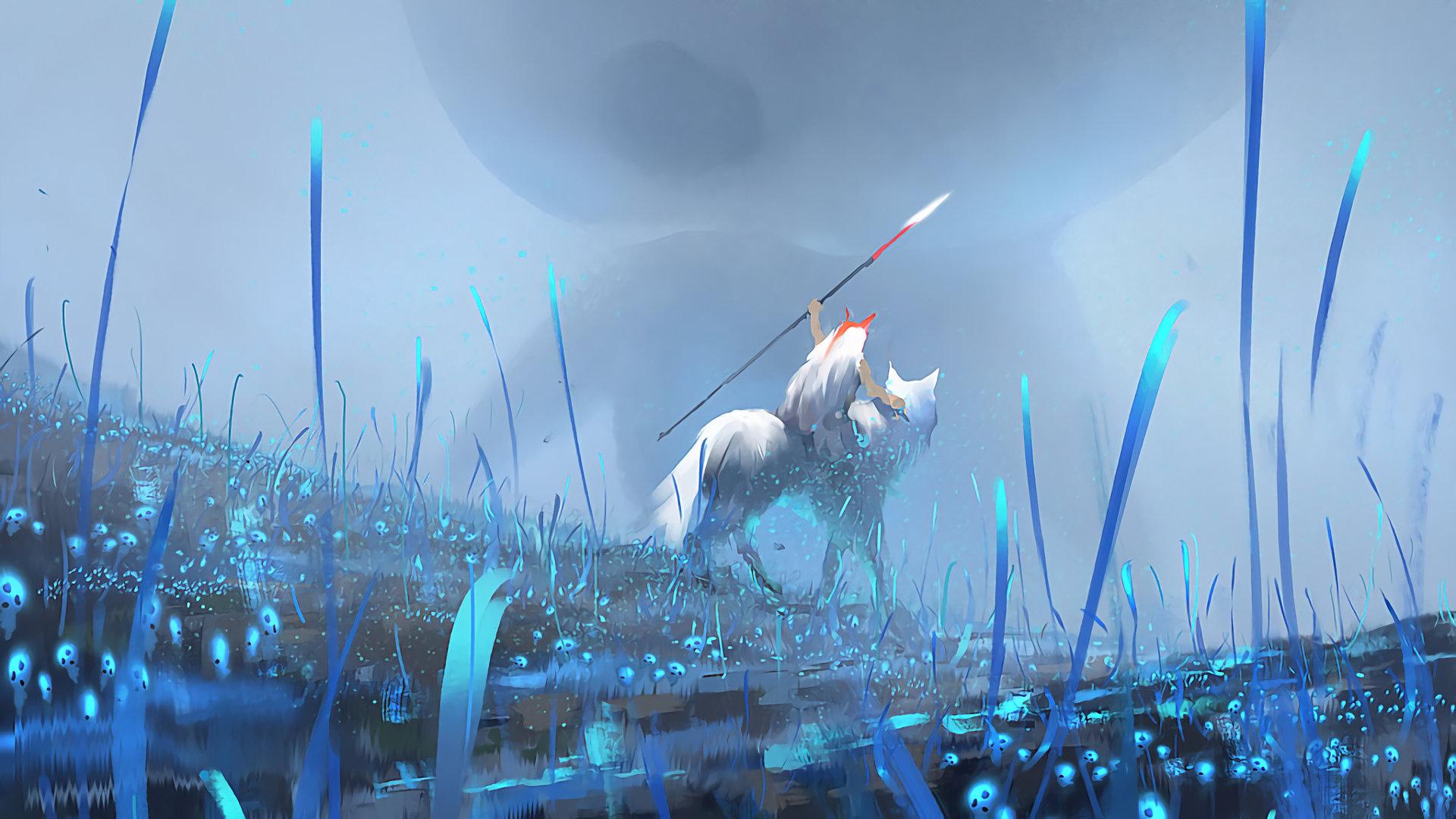 1920x1080 Best Princess Mononoke Wallpaper Id Mononoke Desktop Background