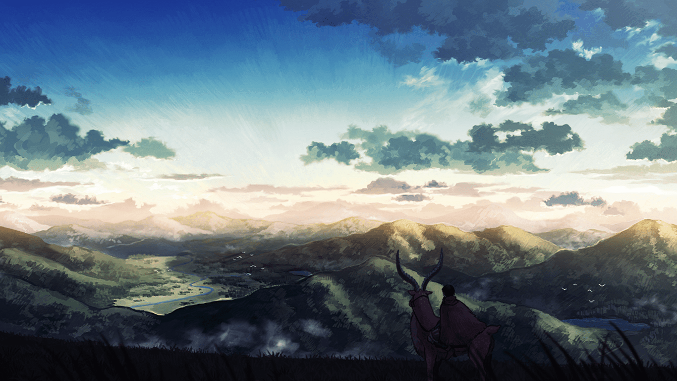 1366x768 Studio Ghibli Princess Mononoke Ashitaka Mononoke Landscape Anime 1366x768 UHD Wallpaper. Walldump HD and UHD Wallpaper