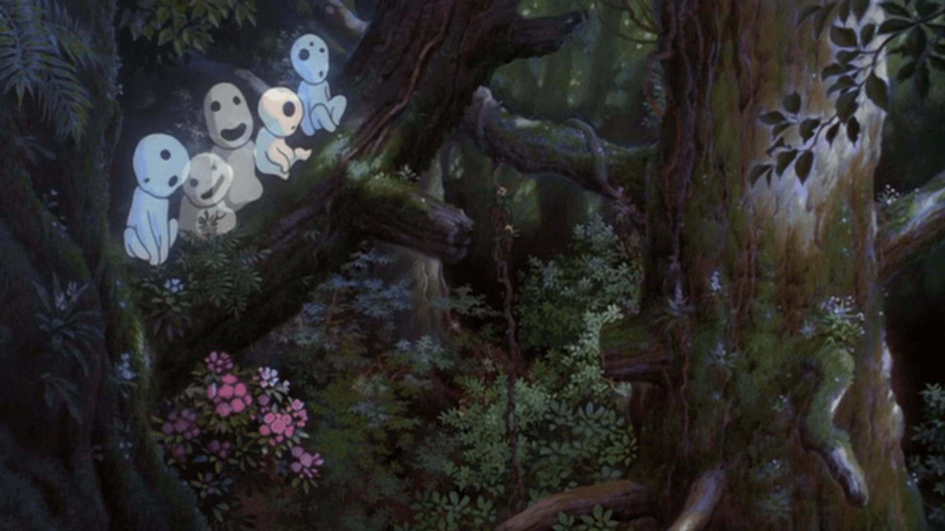 1920x1080 Princess Mononoke Tree Spirit Wallpaper