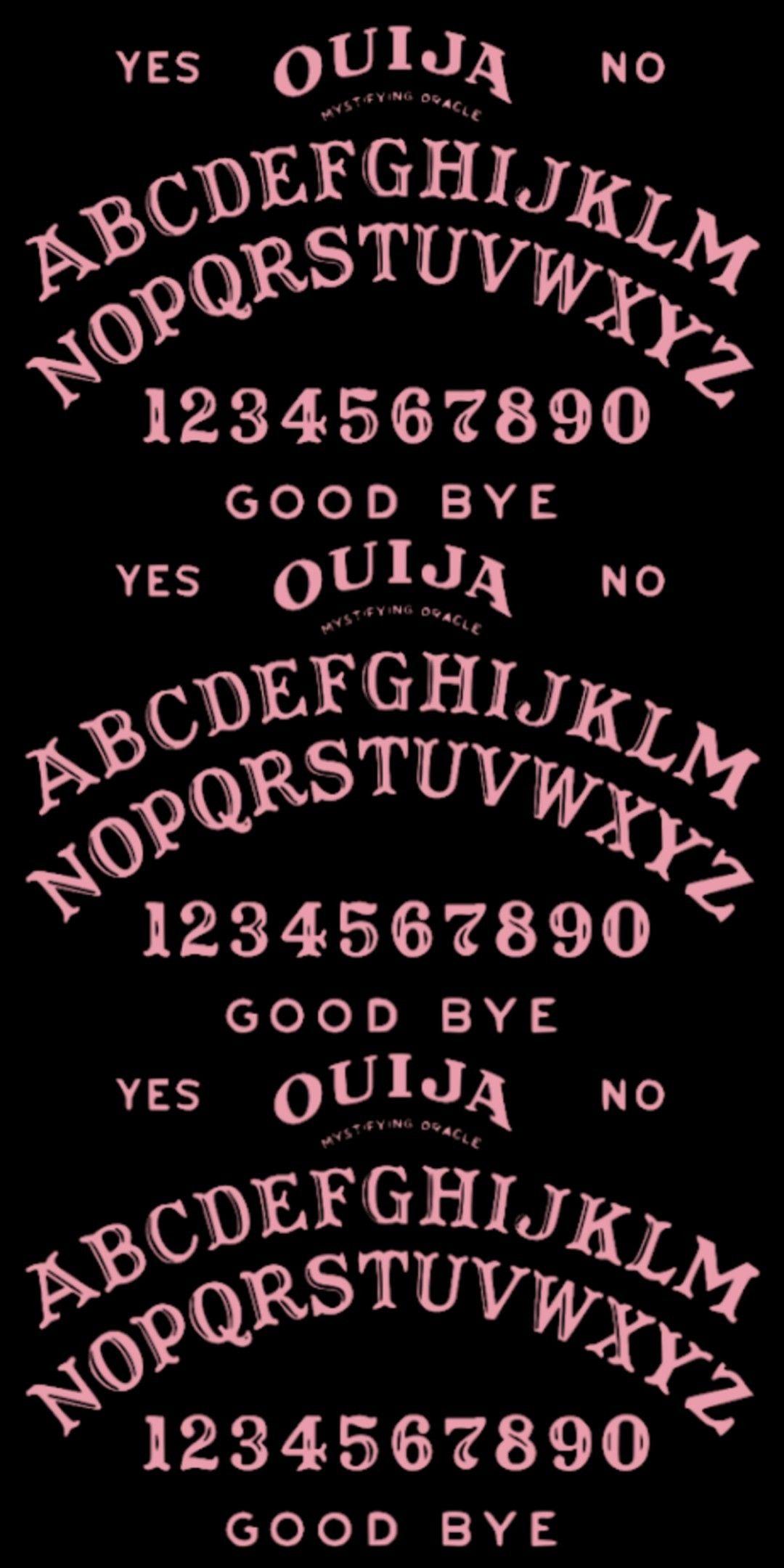 1080x2160 Ouija board wallpaper Black and pink. Halloween wallpaper iphone, Aesthetic iphone wallpaper, Ouija