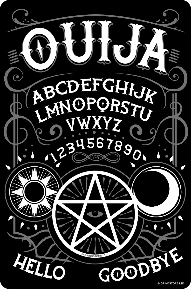 792x1200 Ouija Small Tin Sign