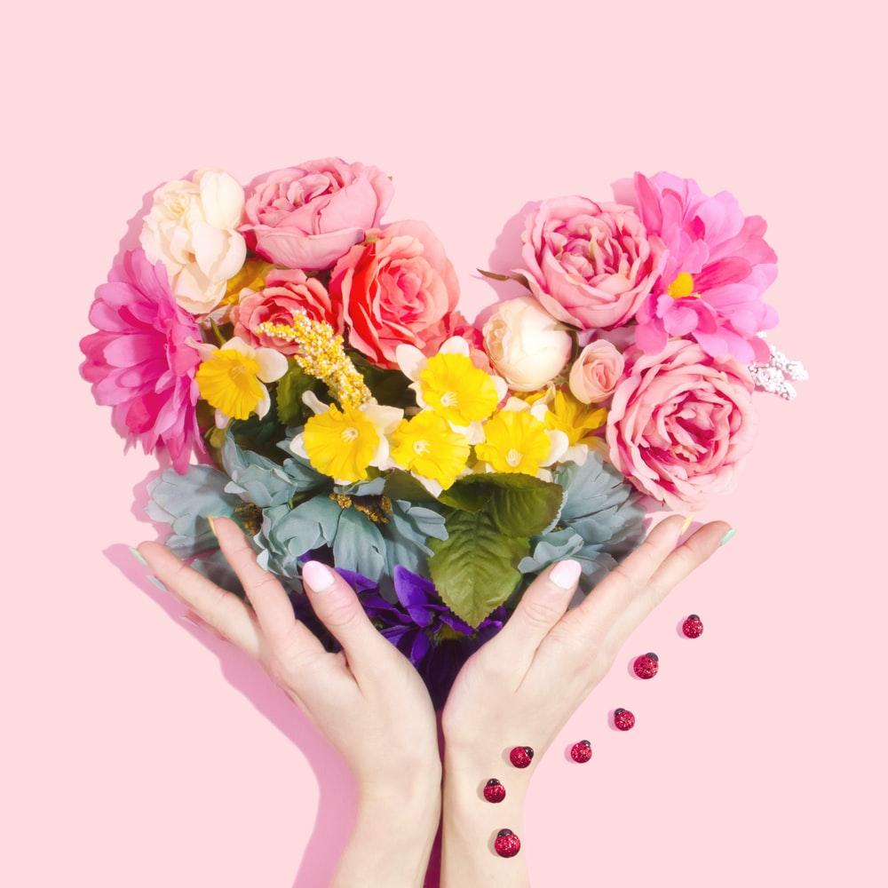 1000x1000 Flower Heart Picture. Download Free Image