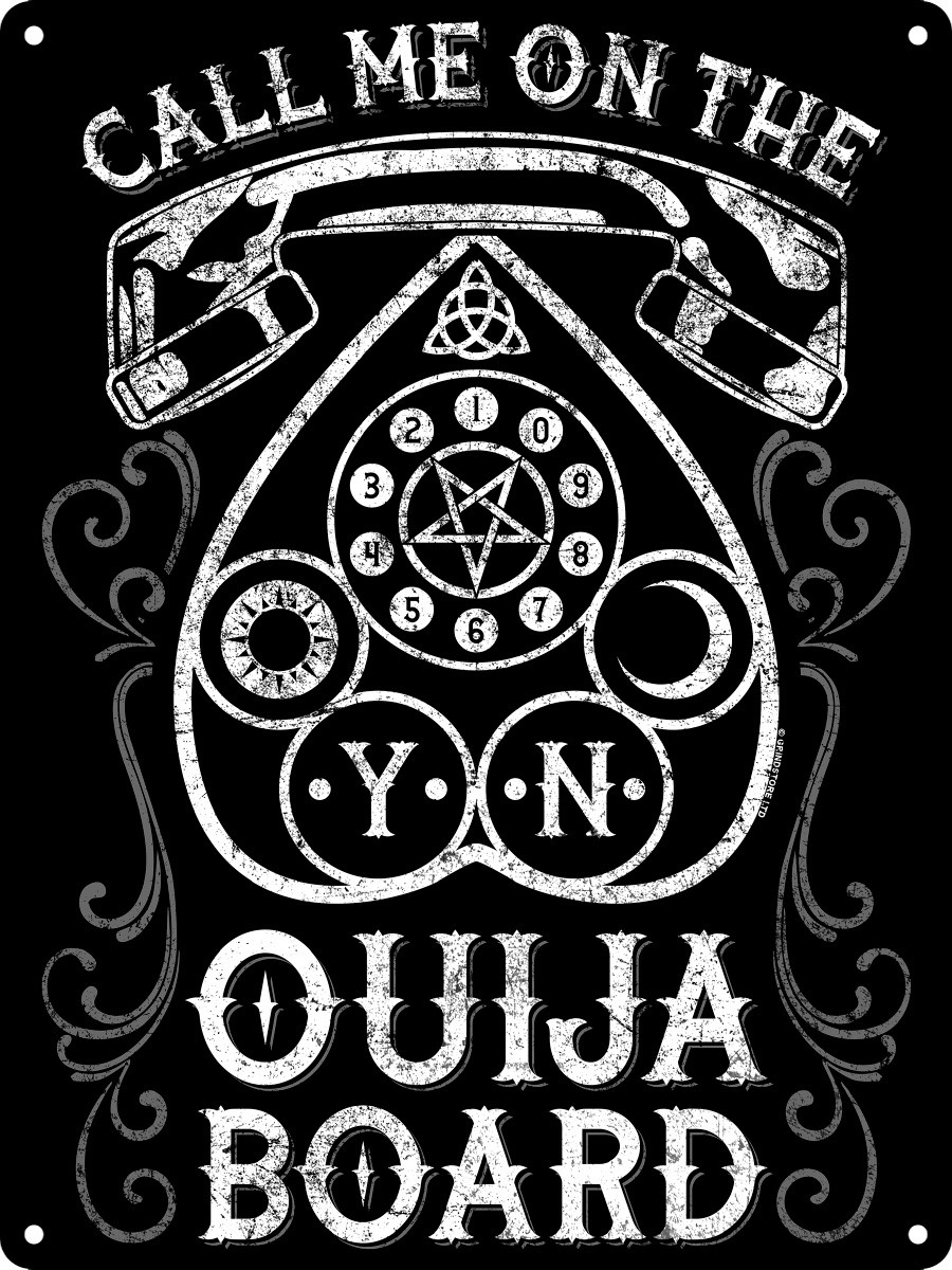 900x1200 Call Me On The Ouija Board Mini Tin Sign. Ouija board, Ouija, Ouija board wallpaper