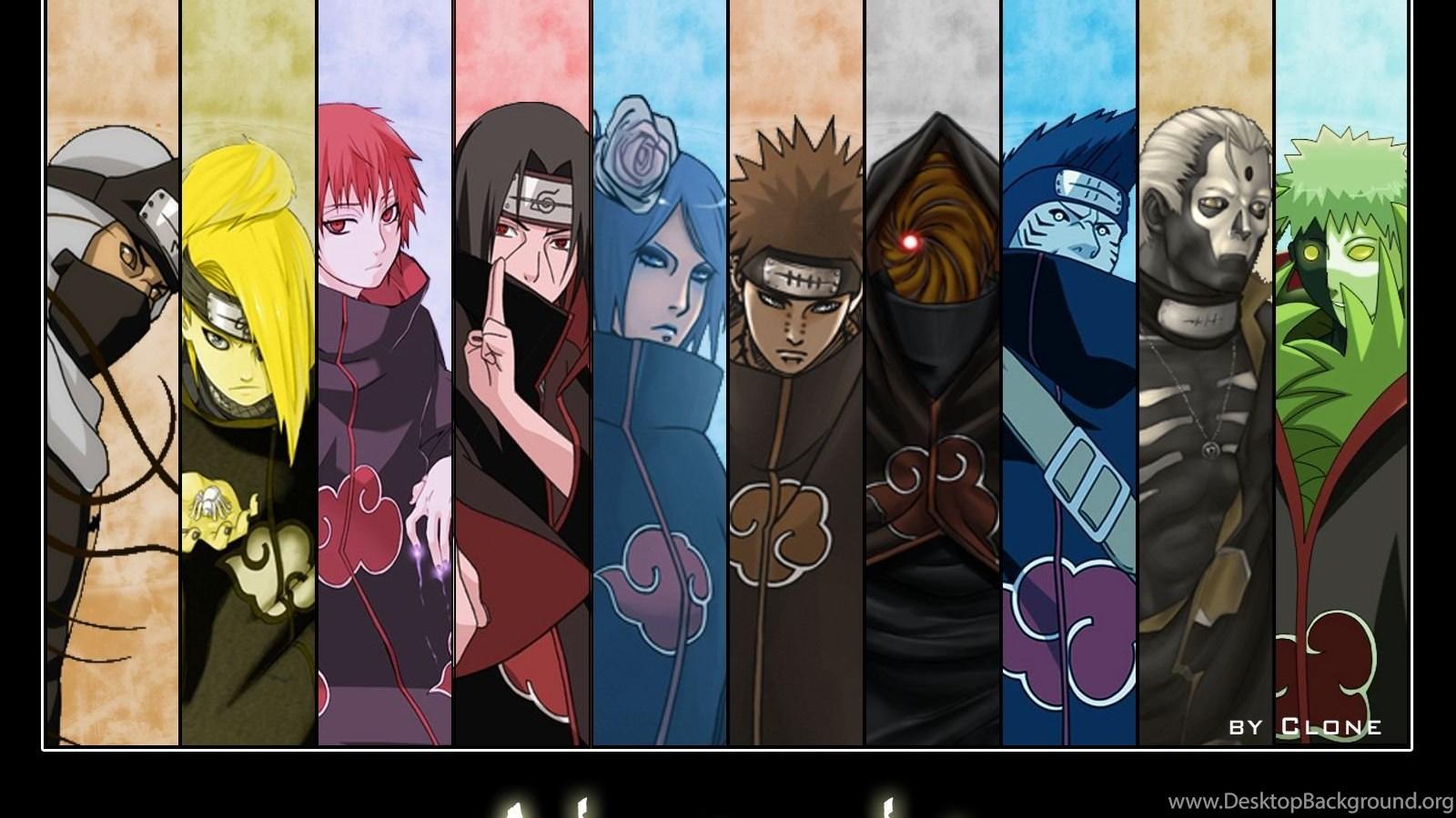 1600x900 Naruto Shippuden Akatsuki HD Desktop Wallpaper Desktop Background
