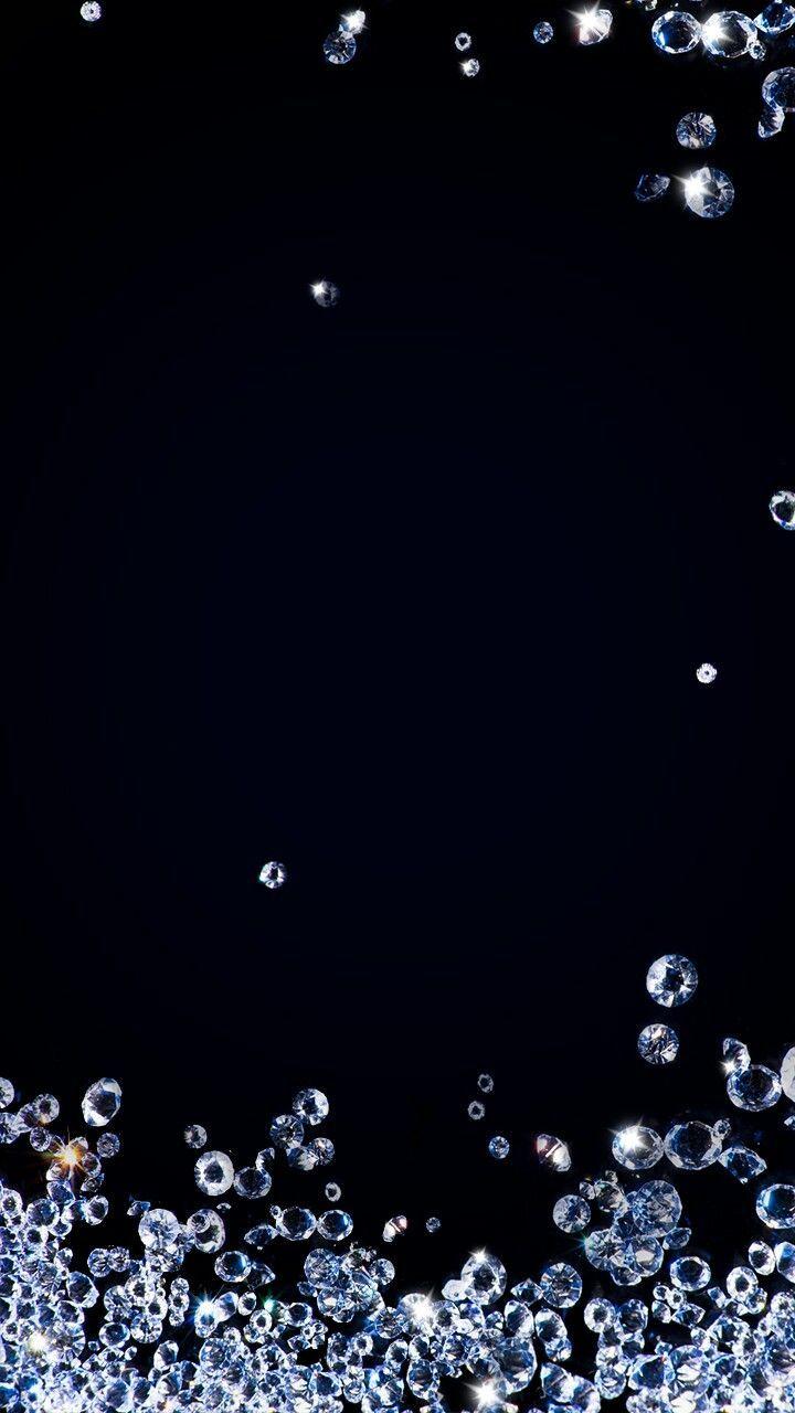 720x1280 Black and blue #GlitterBackground. Black diamond wallpaper, Sparkle wallpaper, Glitter wallpaper