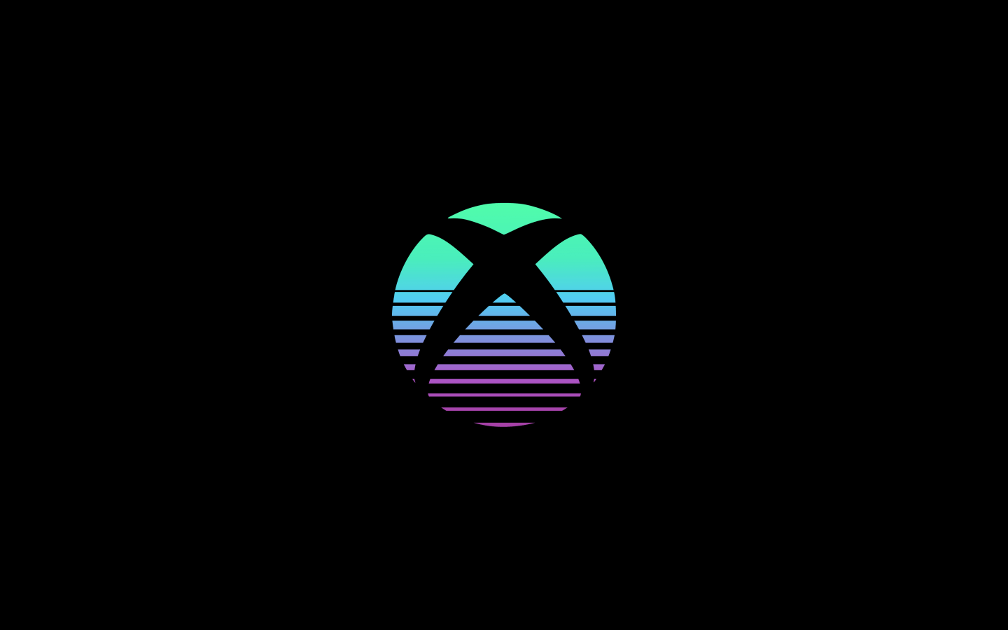 1440x900 Xbox Wallpaper 4K, Logo, Black background, AMOLED, Gradient, 5K, Technology