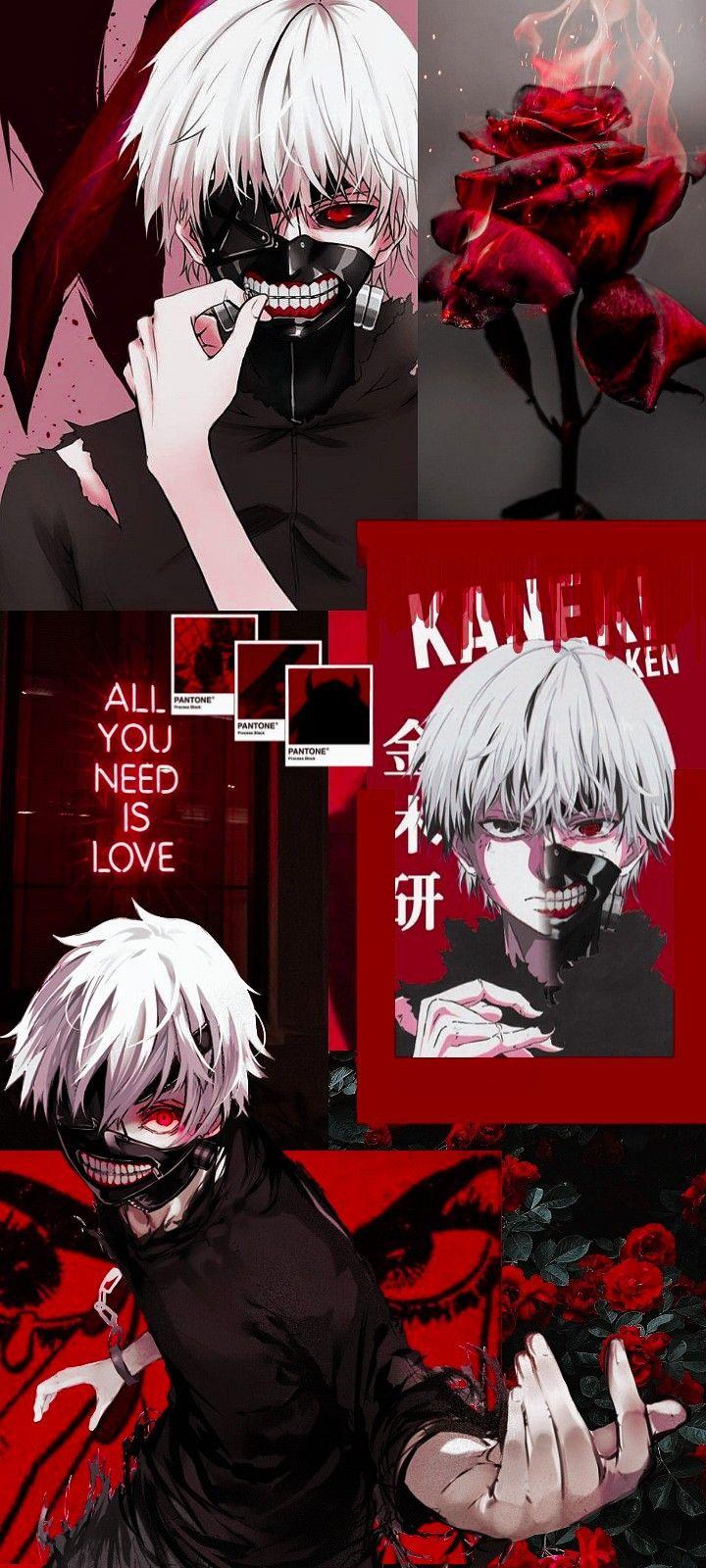 Download wallpaper 240x320 minimal, dark, ken kaneki, old mobile