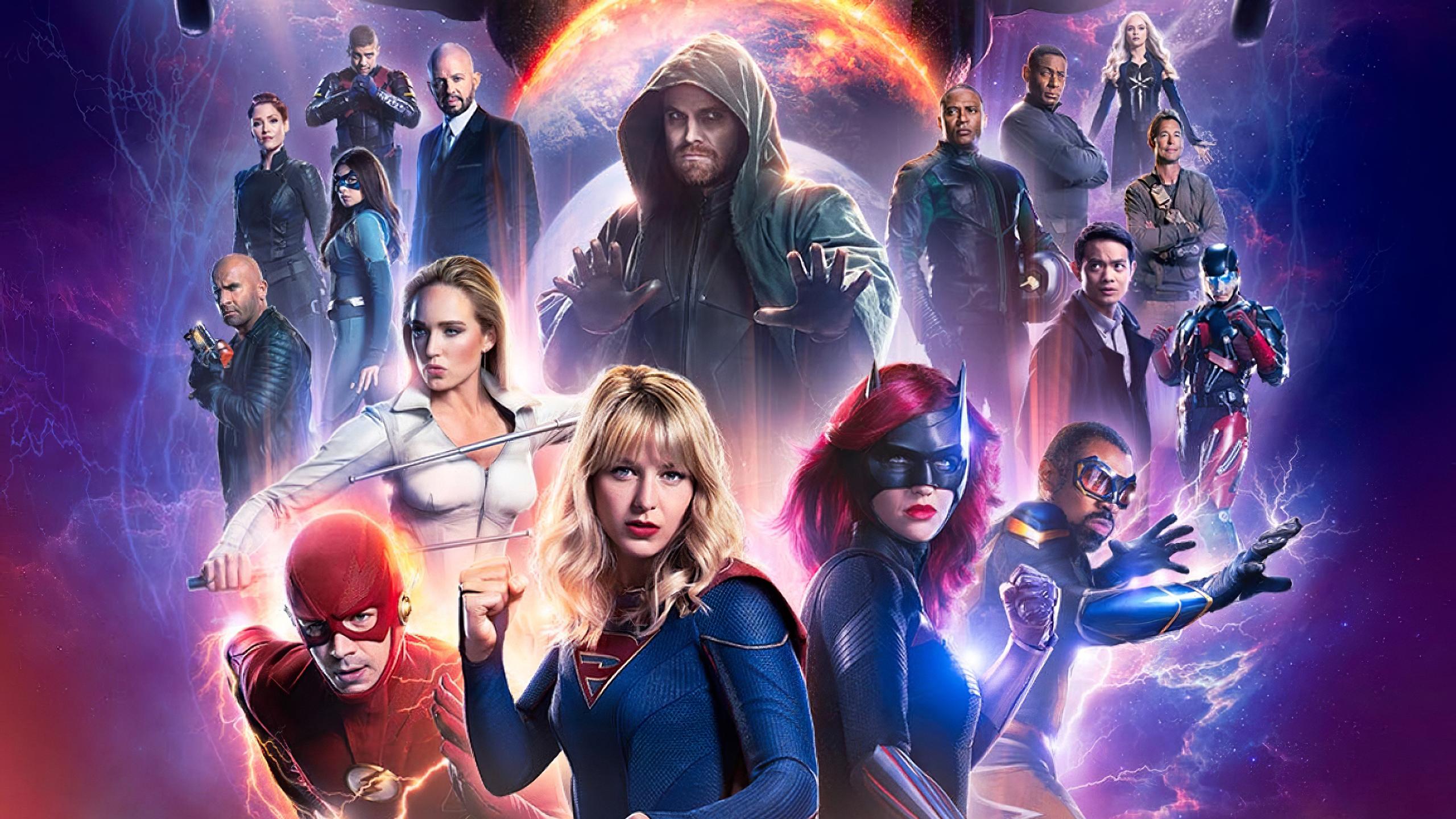 2560x1440 Crisis On Infinite Earths HD Wallpaper