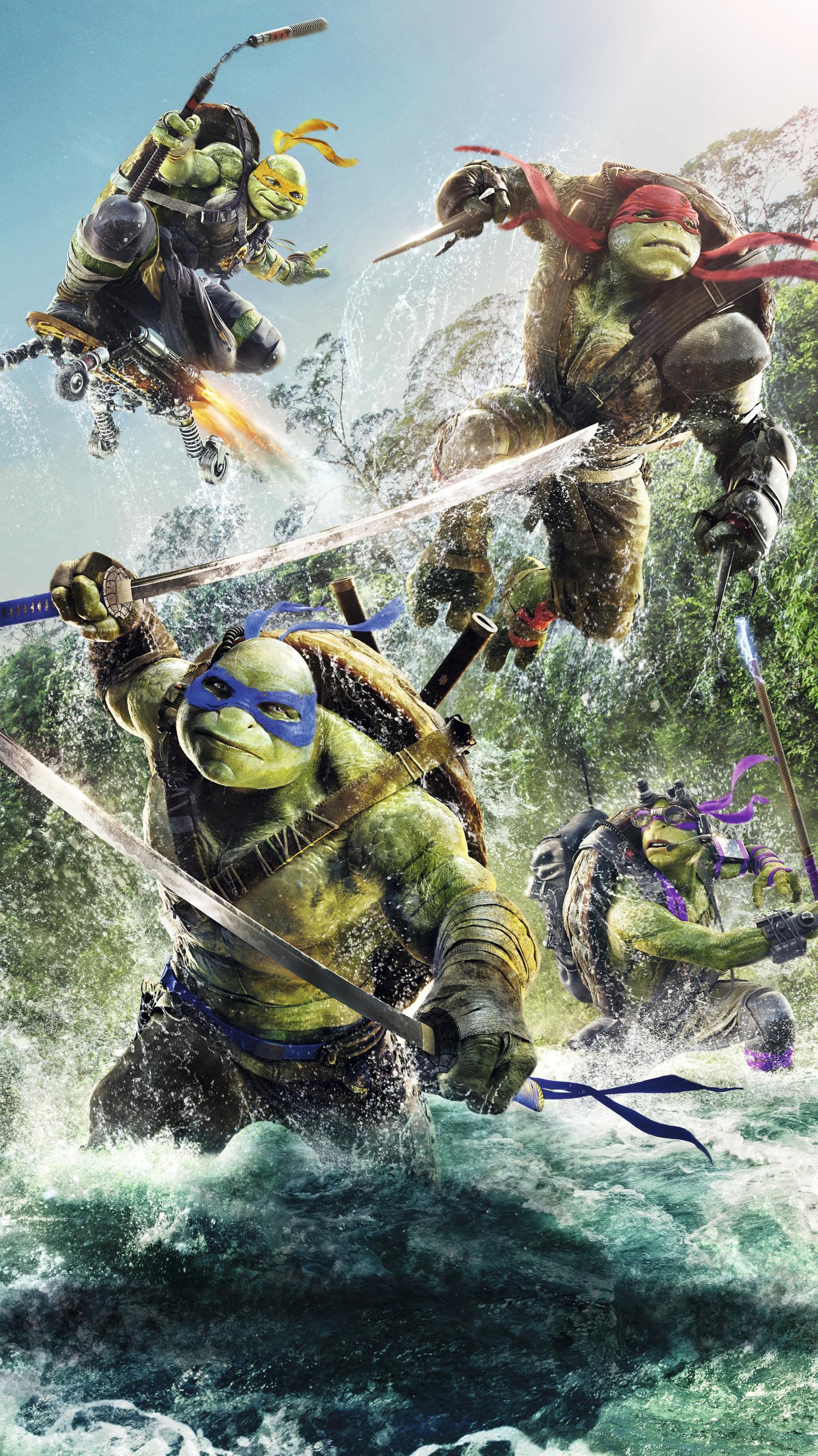 1536x2732 Ninja Turtles Movie Wallpaper