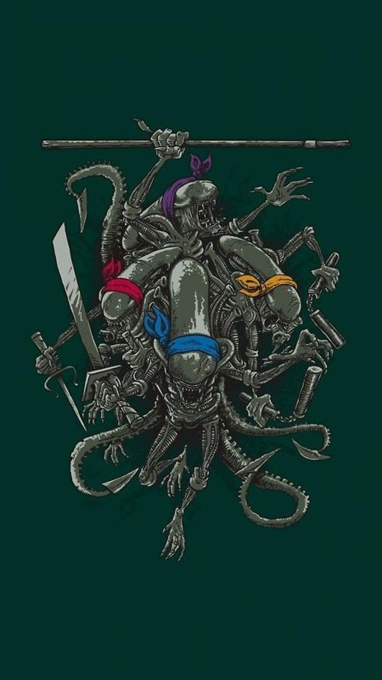 750x1334 Tmnt Wallpaper iPhone