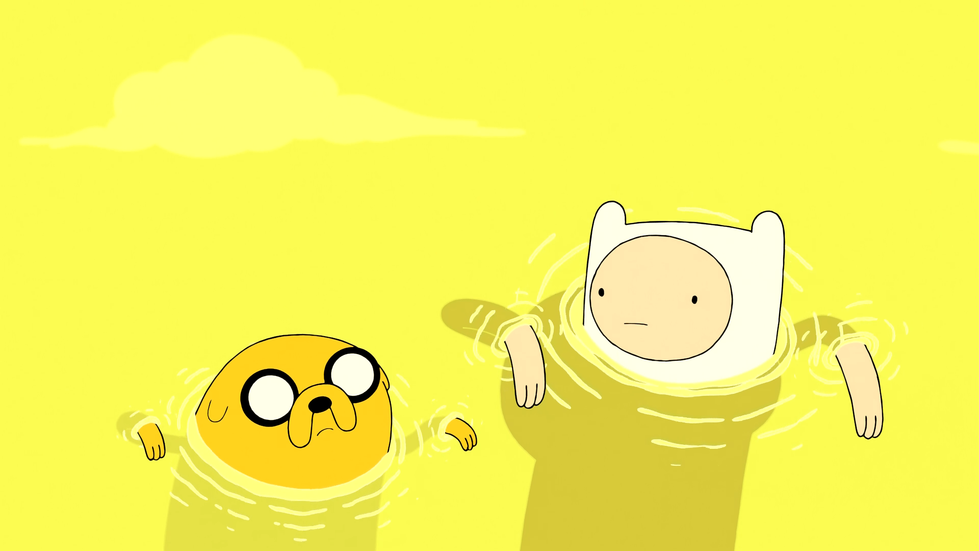1920x1080 Finn The Human Jake The Dog Artwork Yellow Adventure Time (2021)