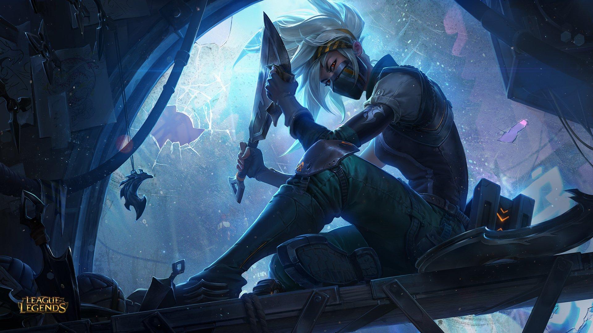 1920x1080 Silverfang Akali HD Wallpaper