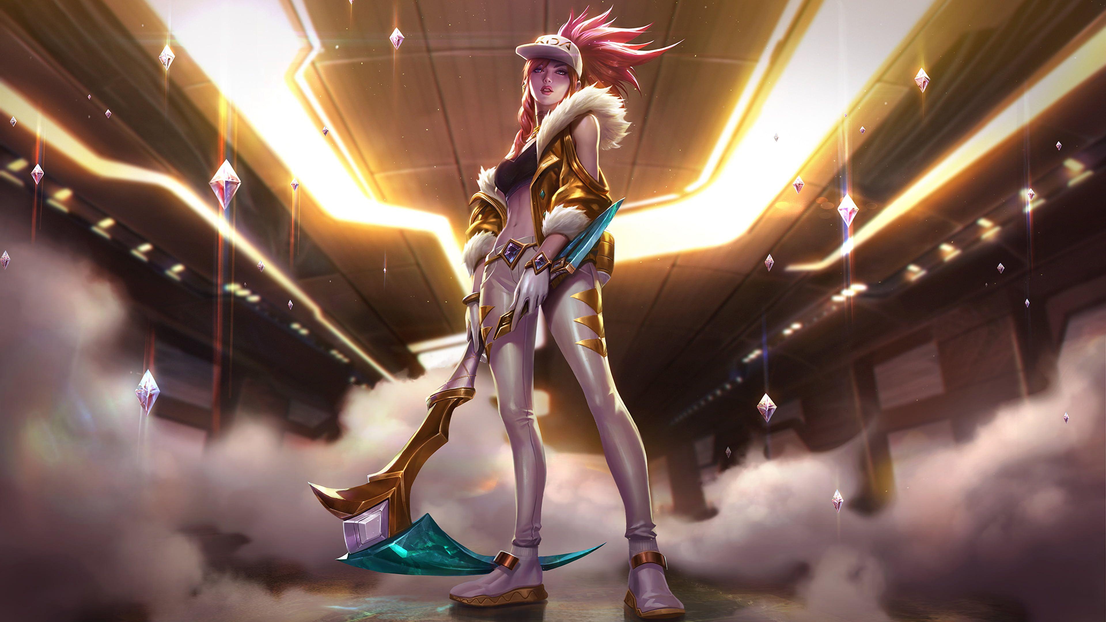 3840x2160 Leguage Of Legens #K DA Akali(League Of Legends) K #wallpaper #hdwallpaper #desktop. League Of Legends, Rogue Assassin, League Of Legends Game