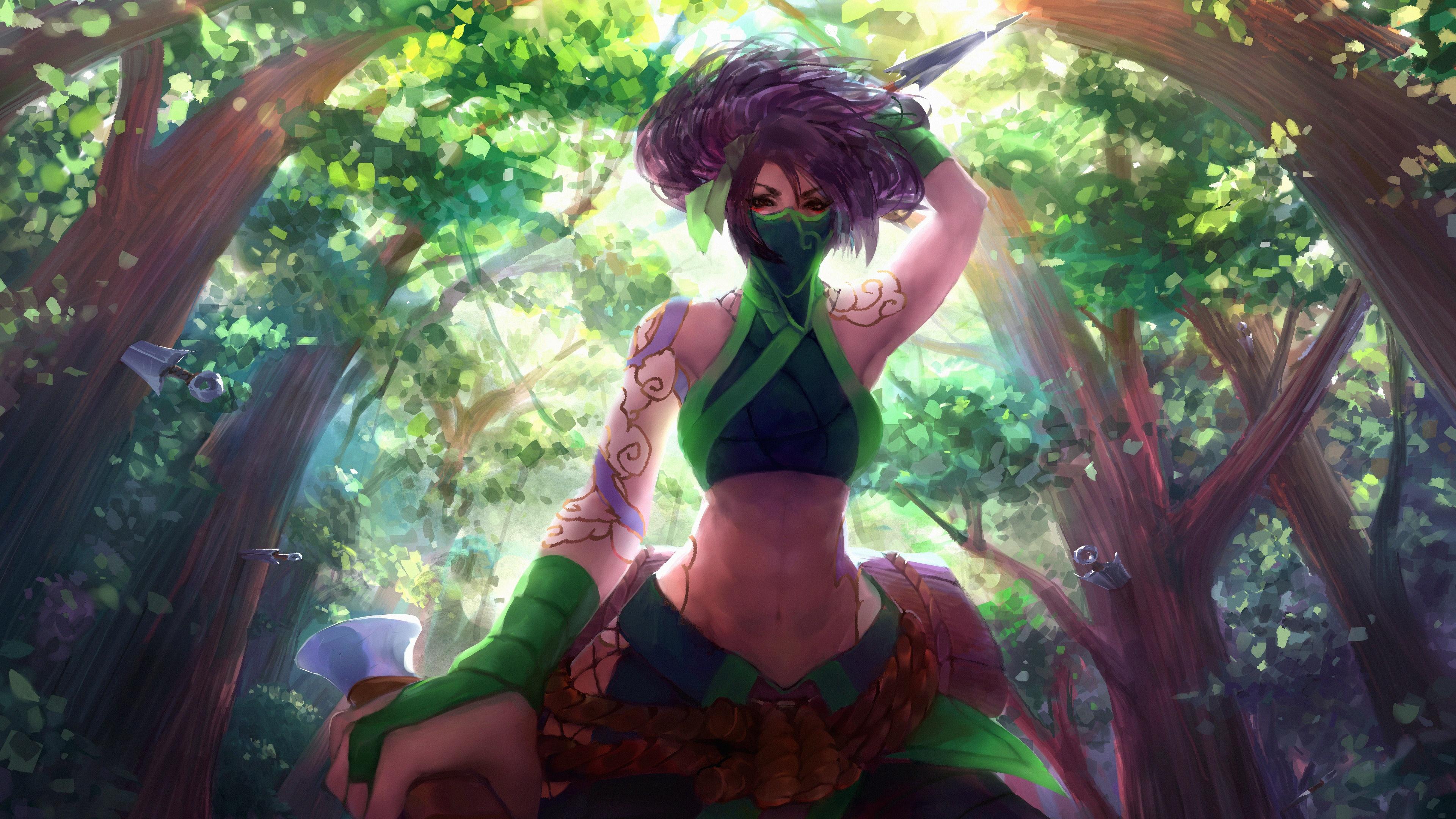 3840x2160 Wallpaper 4k Akali LoL League of Legends Wallpaper