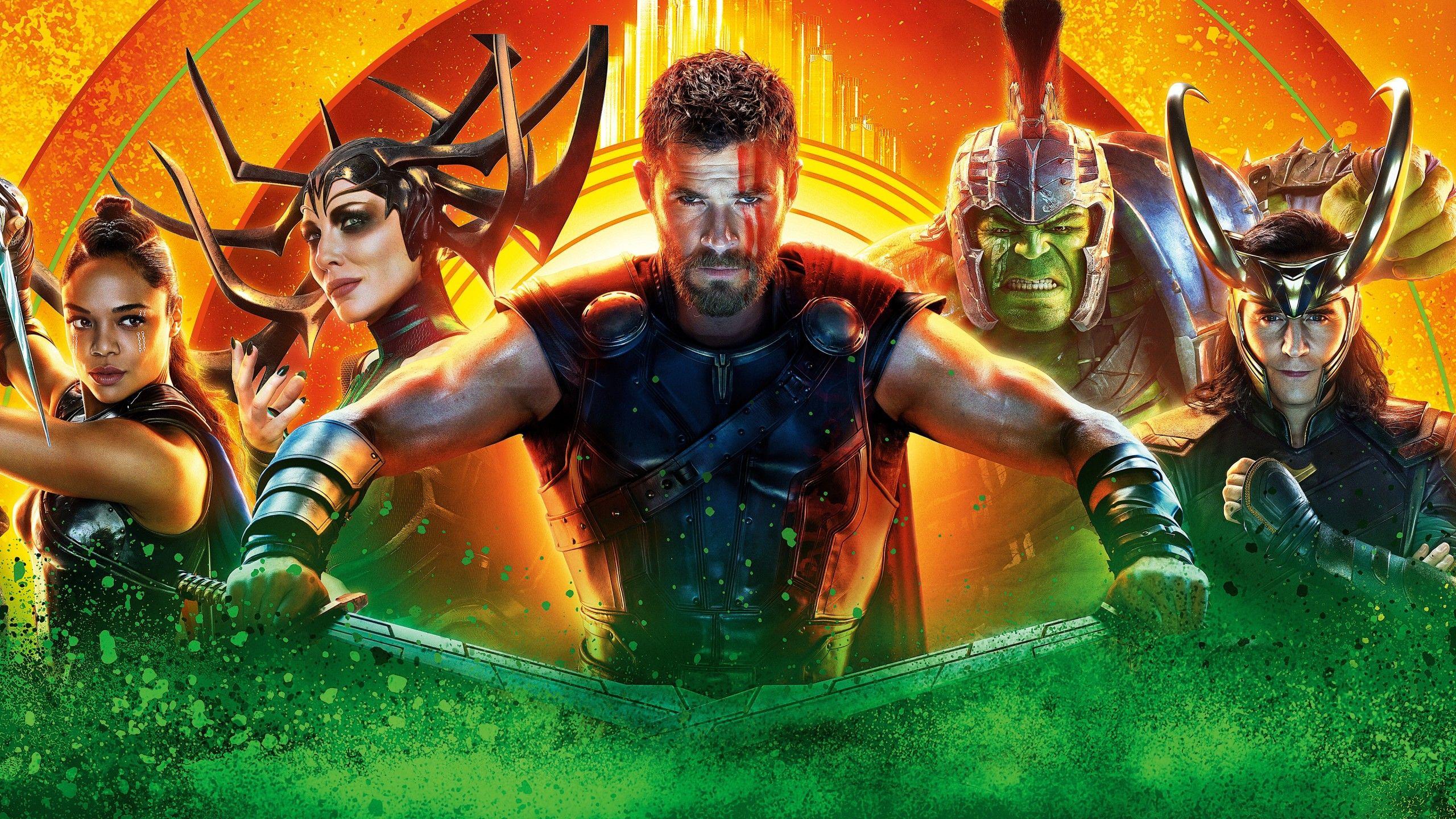 2560x1440 Download 2560x1440 Thor: Ragnarok, Hulk, Loki Wallpaper for iMac 27