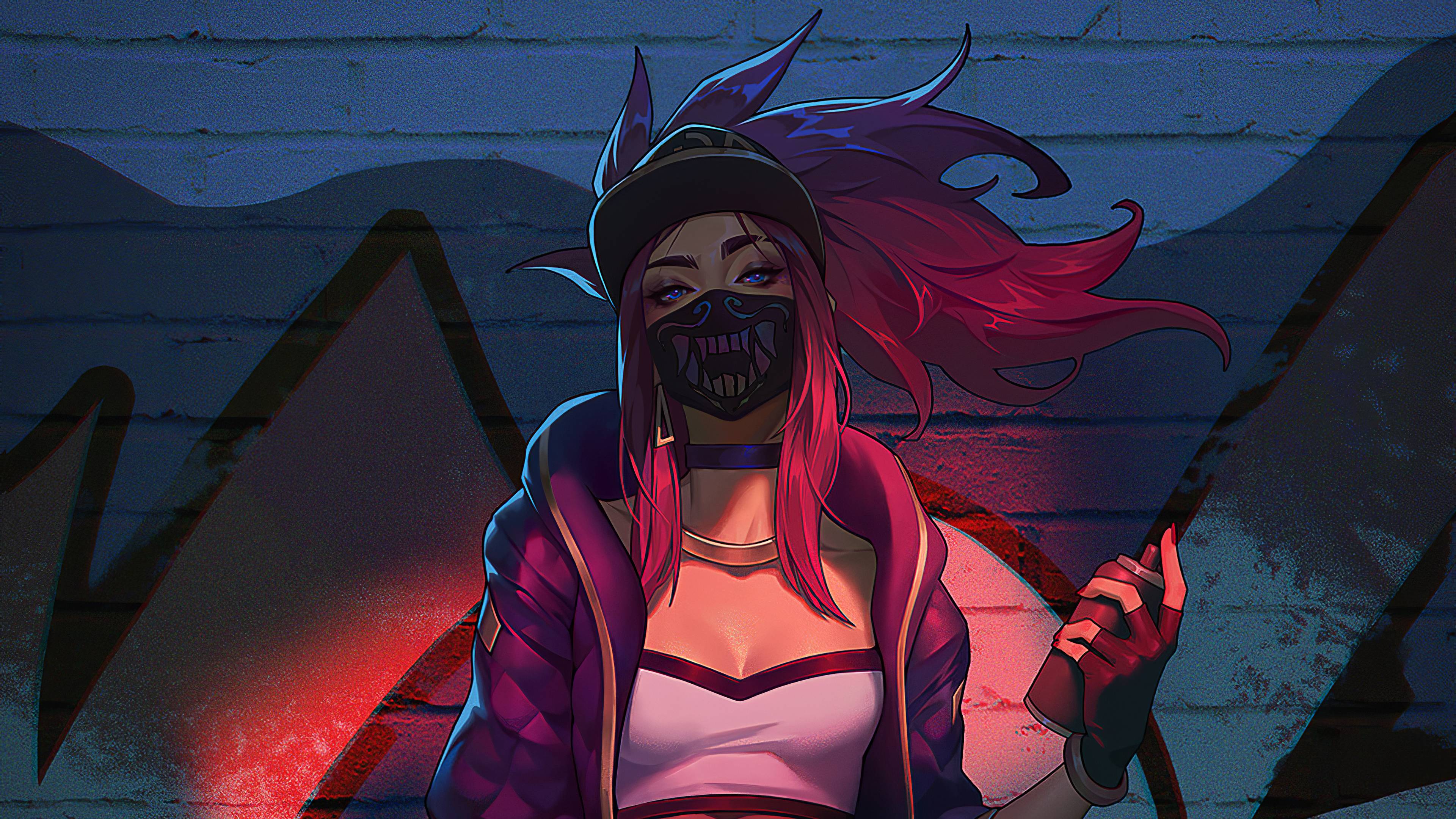 3840x2160 Akali League Of Legends Art Wallpaper, HD Games 4K Wallpaper, Image, Photo and Background