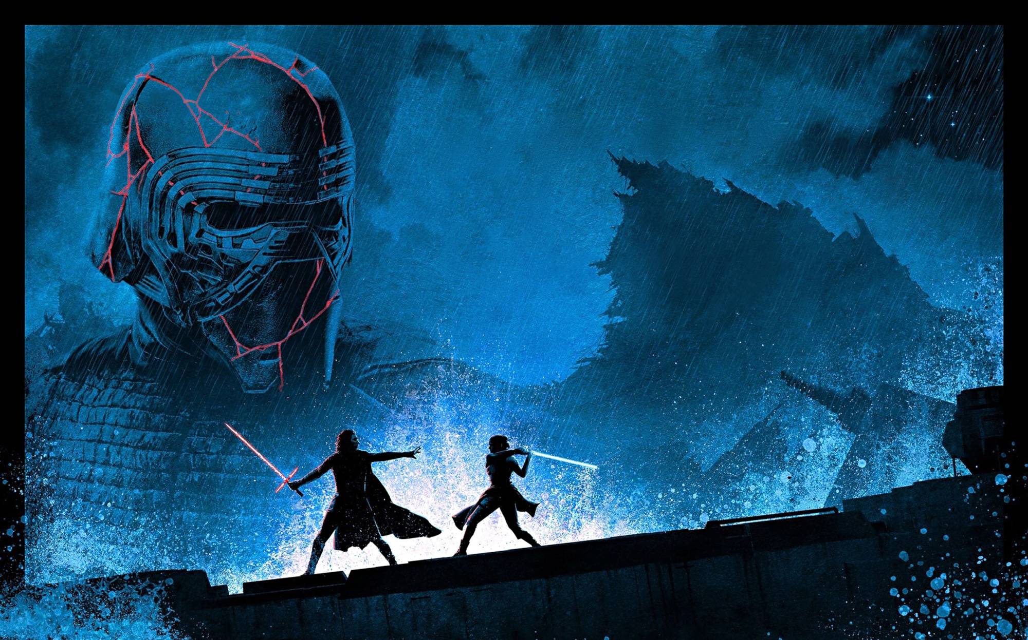 2000x1247 Kylo Ren vs Rey Star Wars Wallpaper, HD Movies 4K Wallpaper, Image, Photo and Background