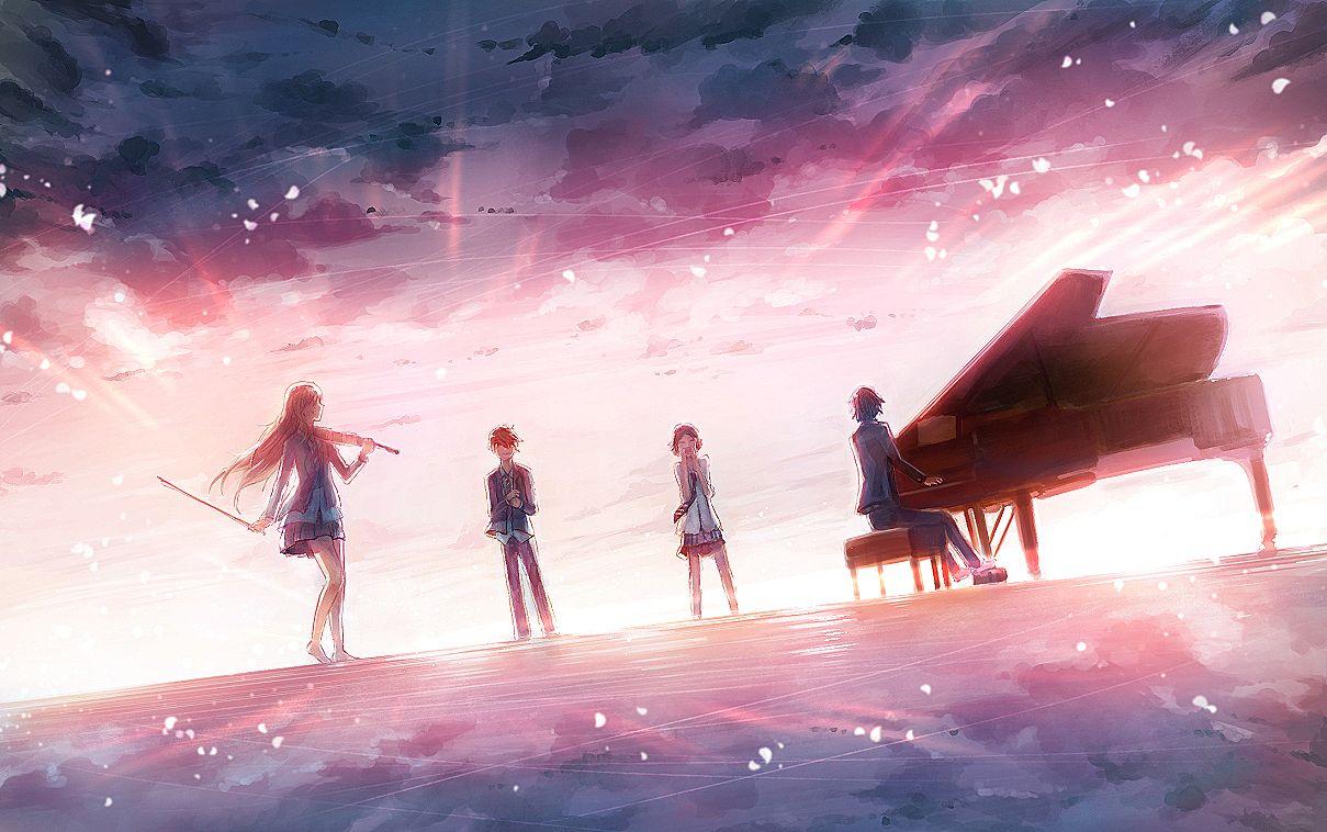 1209x758 Watari Ryouta wa Kimi no Uso Anime Image Board