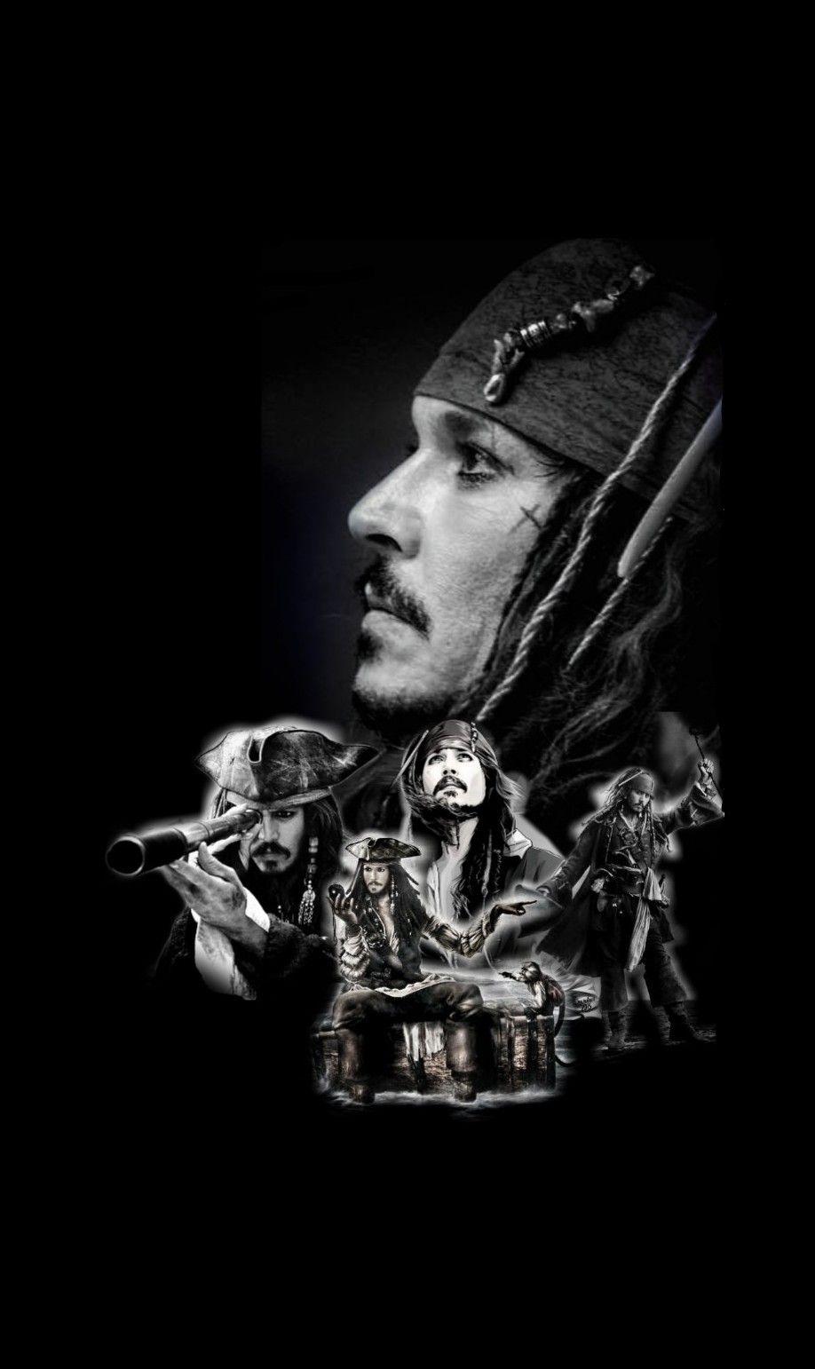 918x1542 Captain Jack Sparrow Anime Fanart HD Wallpaper
