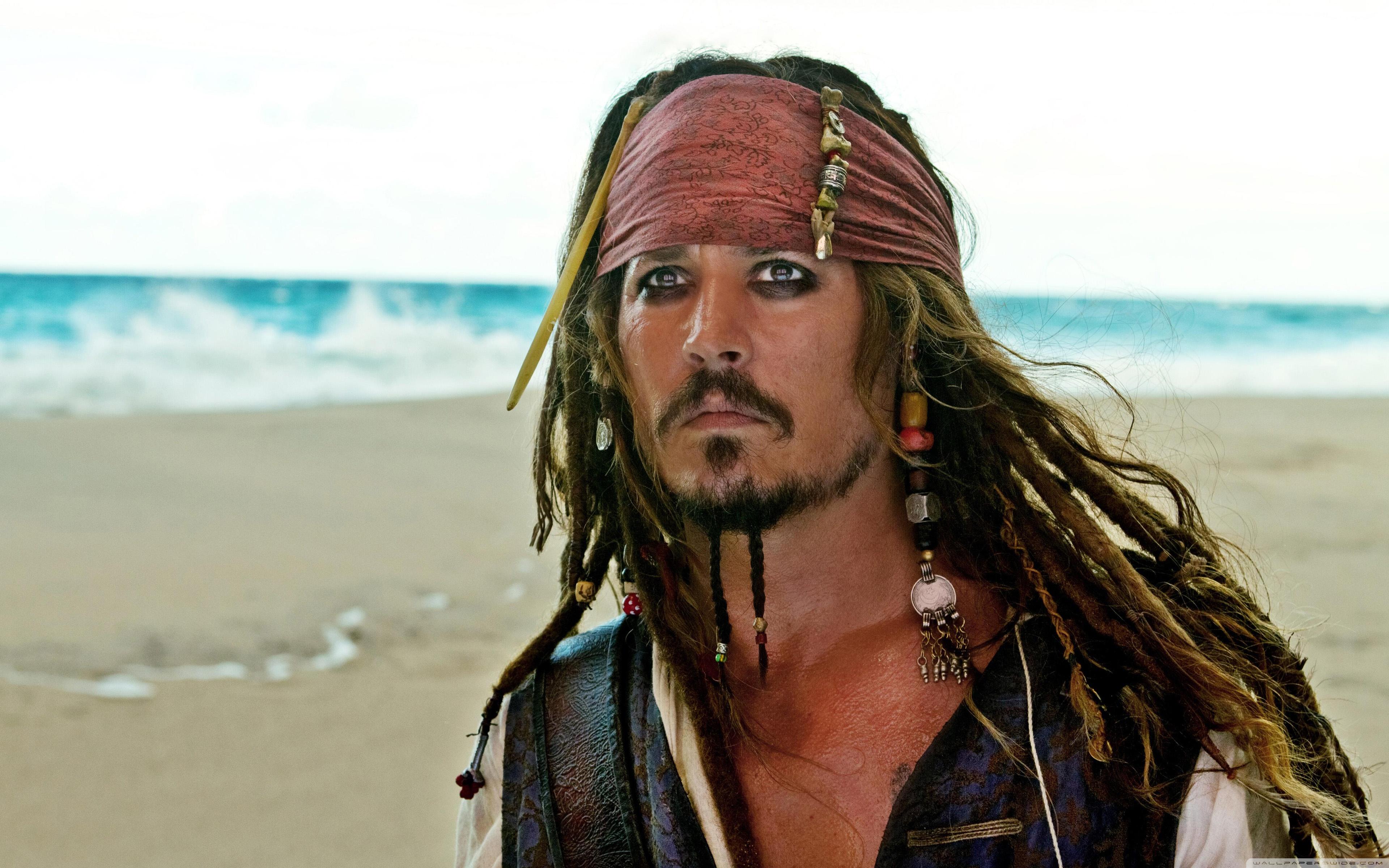 3840x2400 Captain Jack Sparrow Pirates Of The Caribbean On Stranger Tides Ultra HD Desktop Background Wallpaper for 4K UHD TV : Tablet