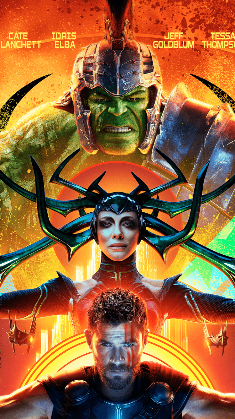 Thor Record of Ragnarok Anime 4K Phone iPhone Wallpaper #7180a