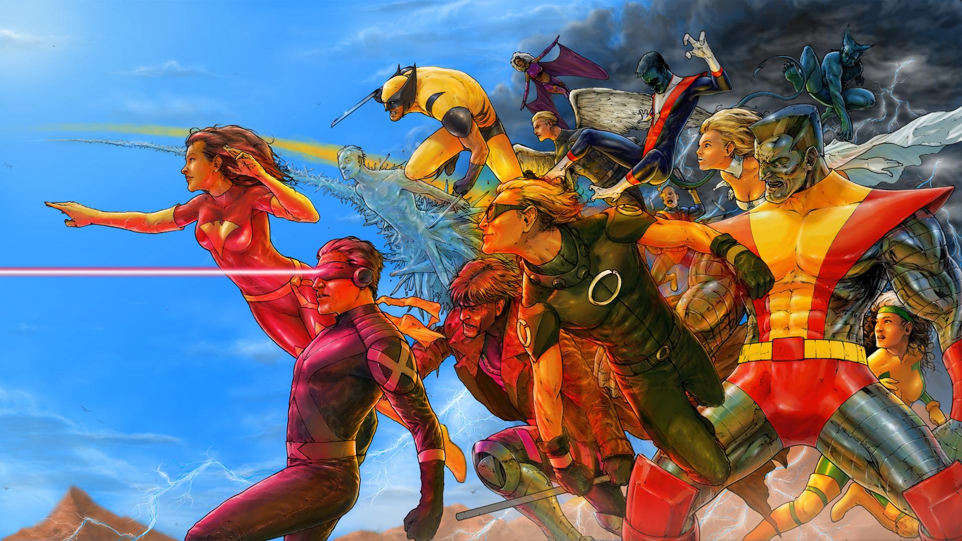1920x1080 X Men Attacks! Wallpaper