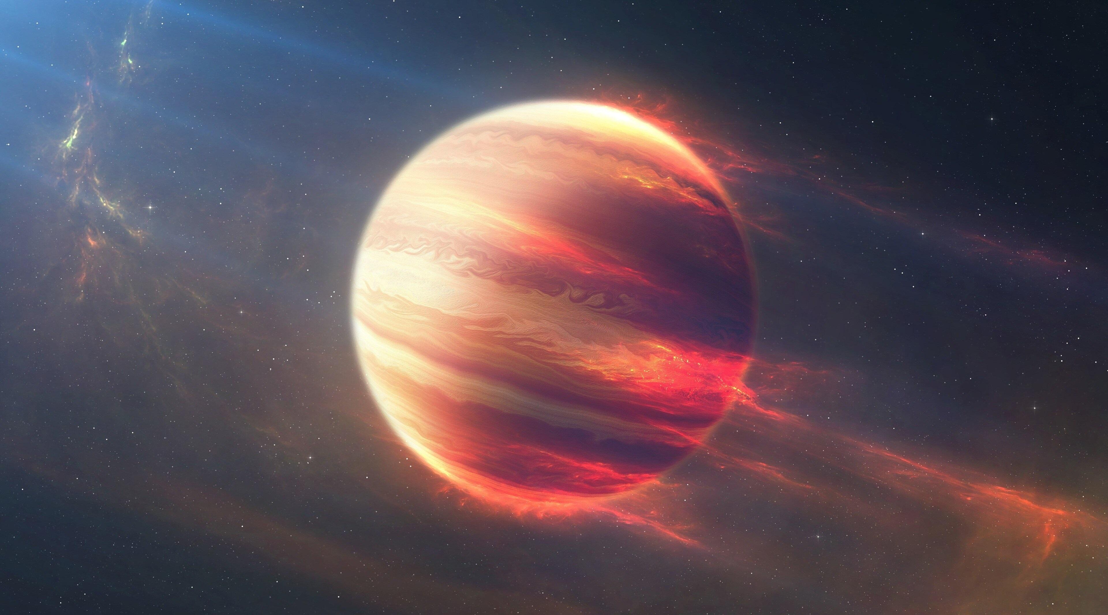 3840x2130 3840x2130 space fire planet 4k wallpaper pc desktop