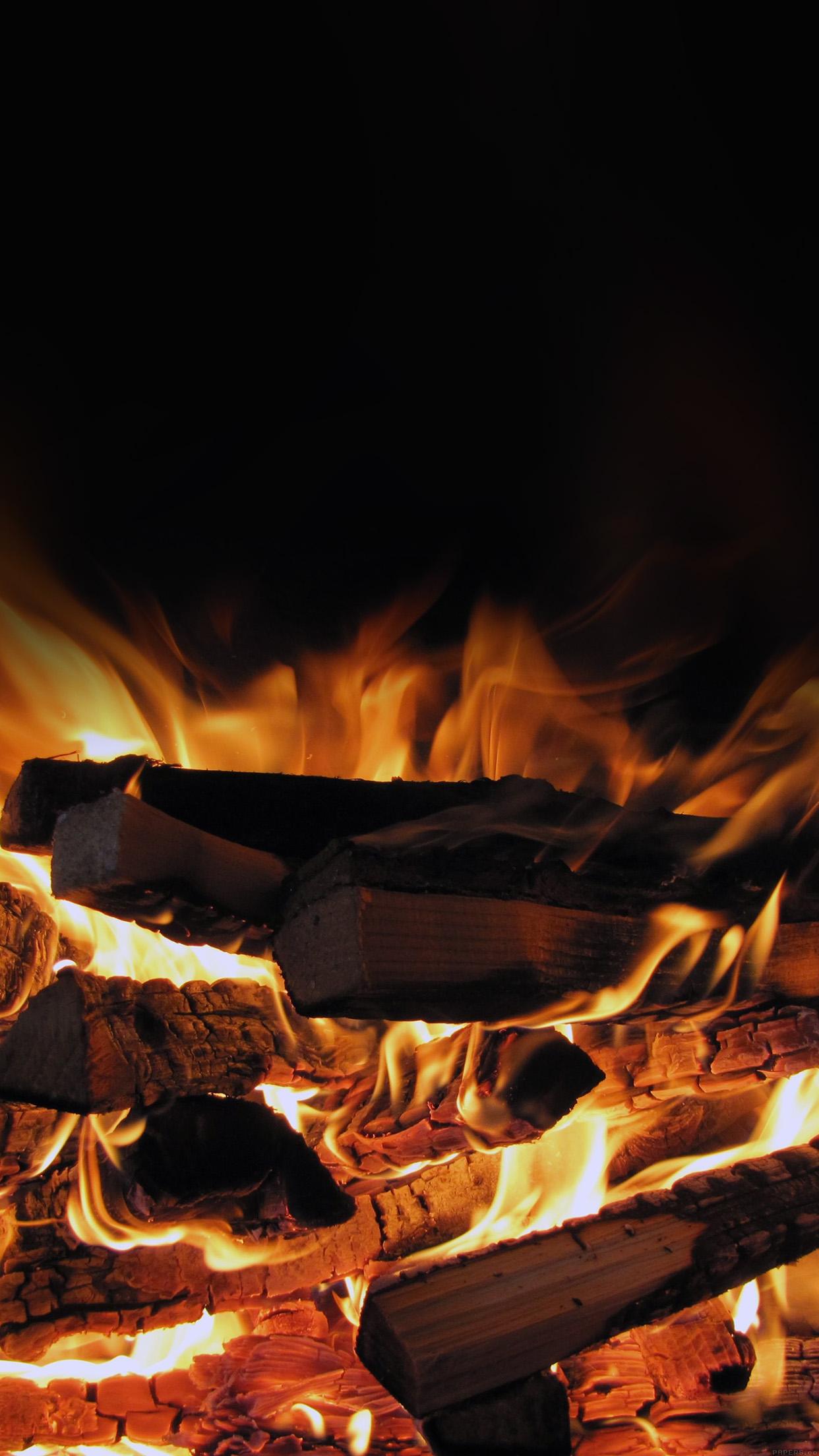 Fireplace iPhone Wallpapers - Top Free Fireplace iPhone Backgrounds ...