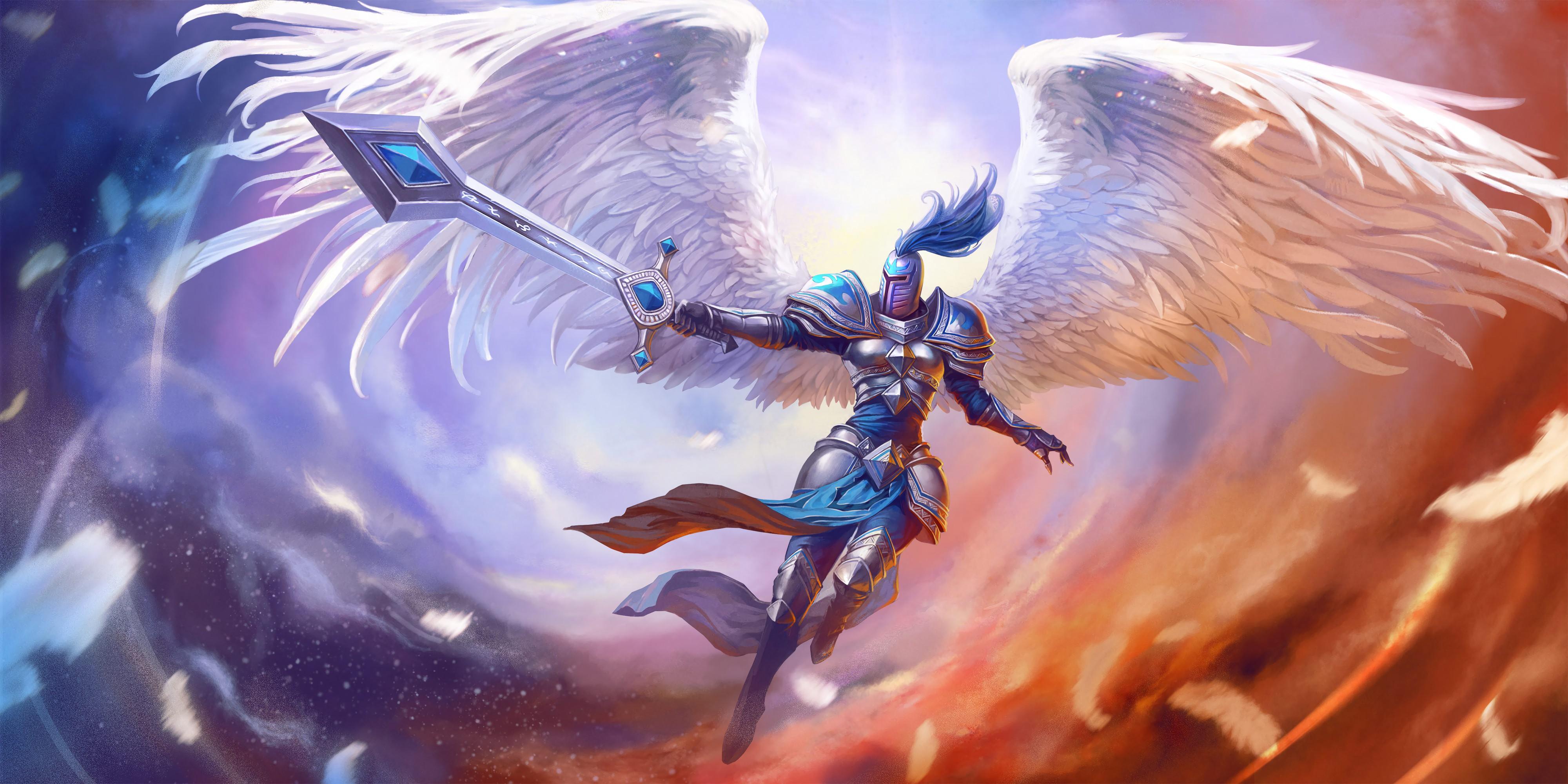 4000x2000 Silver Kayle. Wallpaper & Fan Arts. League Of Legends