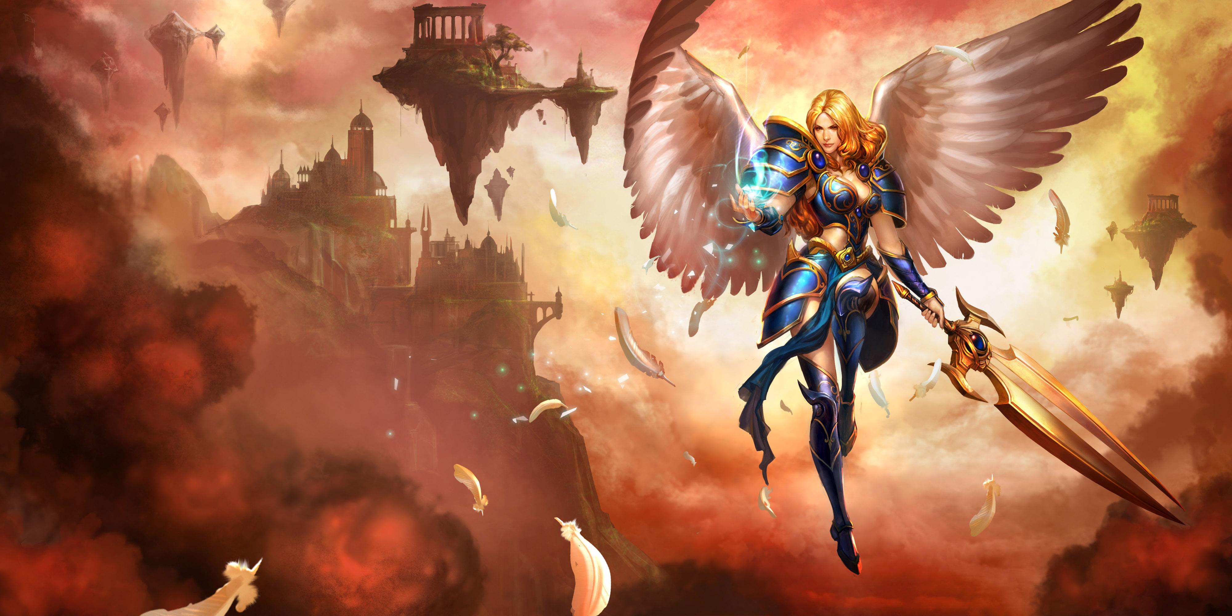 4000x2000 4K, Kayle, League of Legends