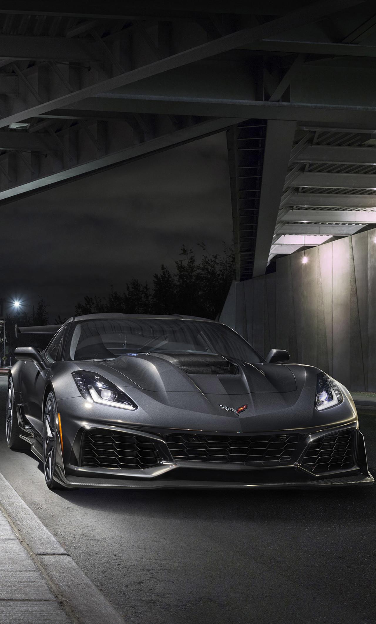 1280x2120 Corvette ZR1 2019 Wallpaper