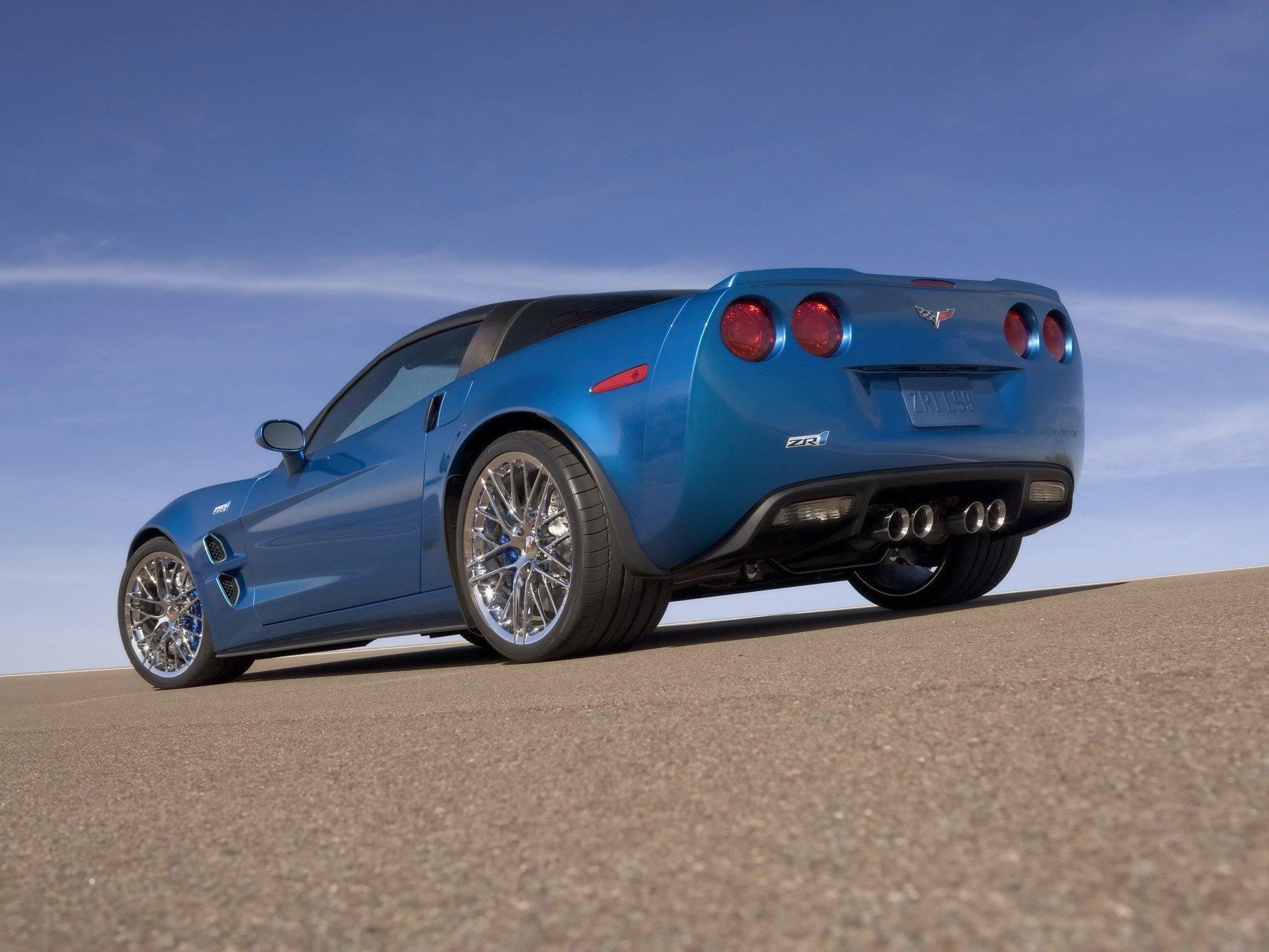 1920x1440 Blue Chevrolet Corvette Chevrolet Corvette ZR1 wallpaperx1440