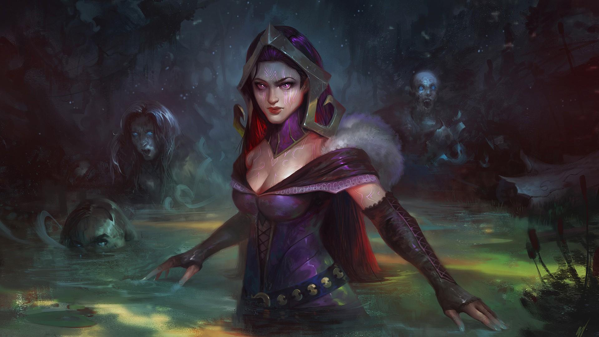 1920x1080 Liliana Vess HD Magic The Gathering Wallpaper