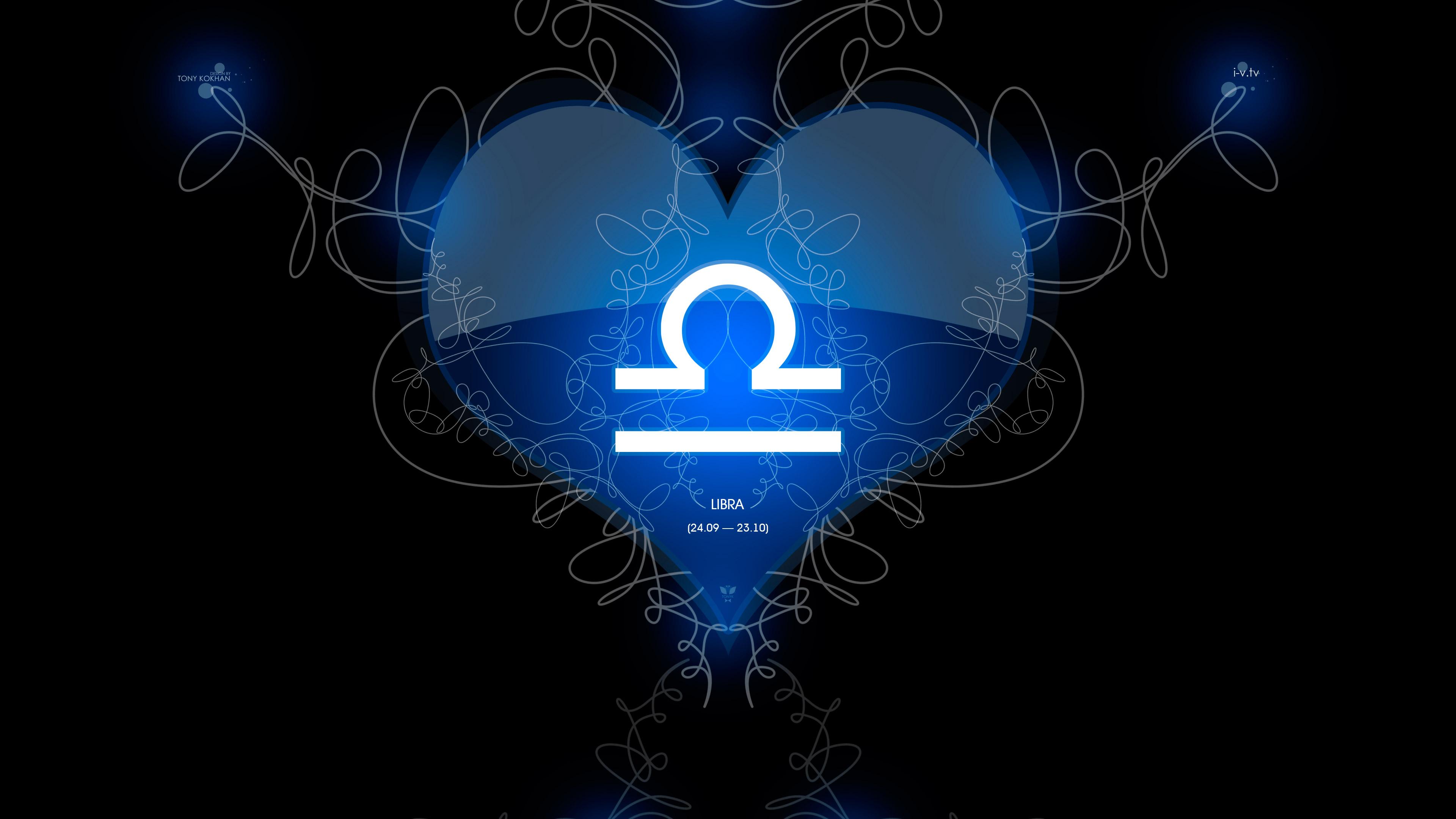 3840x2160 Libra Zodiac Quotes Wallpaper