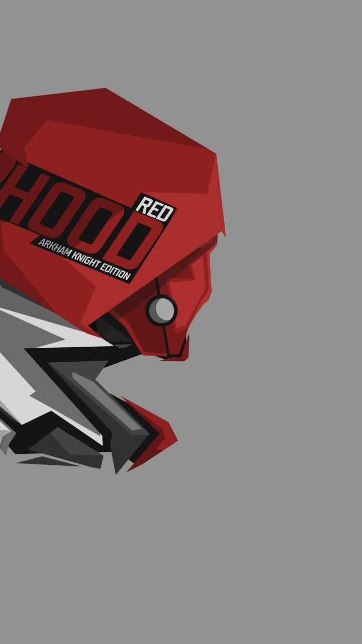720x1280 Red hood, art, minimal wallpaper. Red hood, Red hood wallpaper, Batman wallpaper