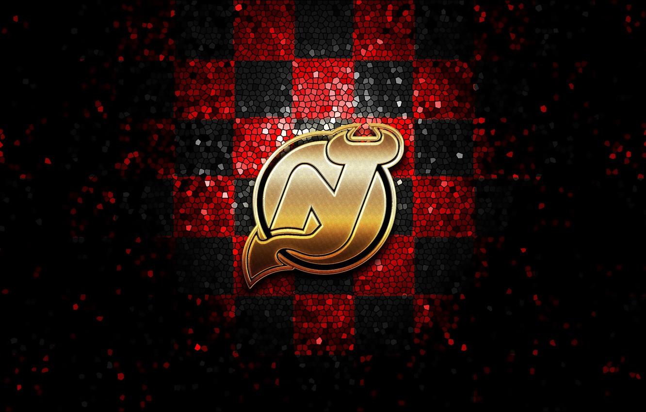 Download Fiery New Jersey Devils Logo Wallpaper