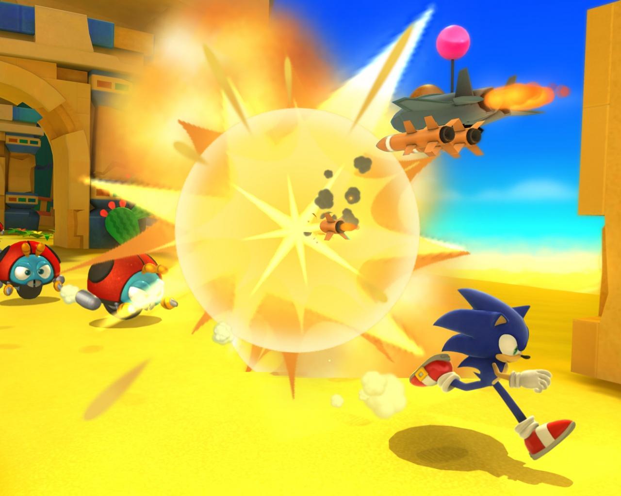 1280x1024 Sonic Lost World shots desktop PC and Mac wallpaper