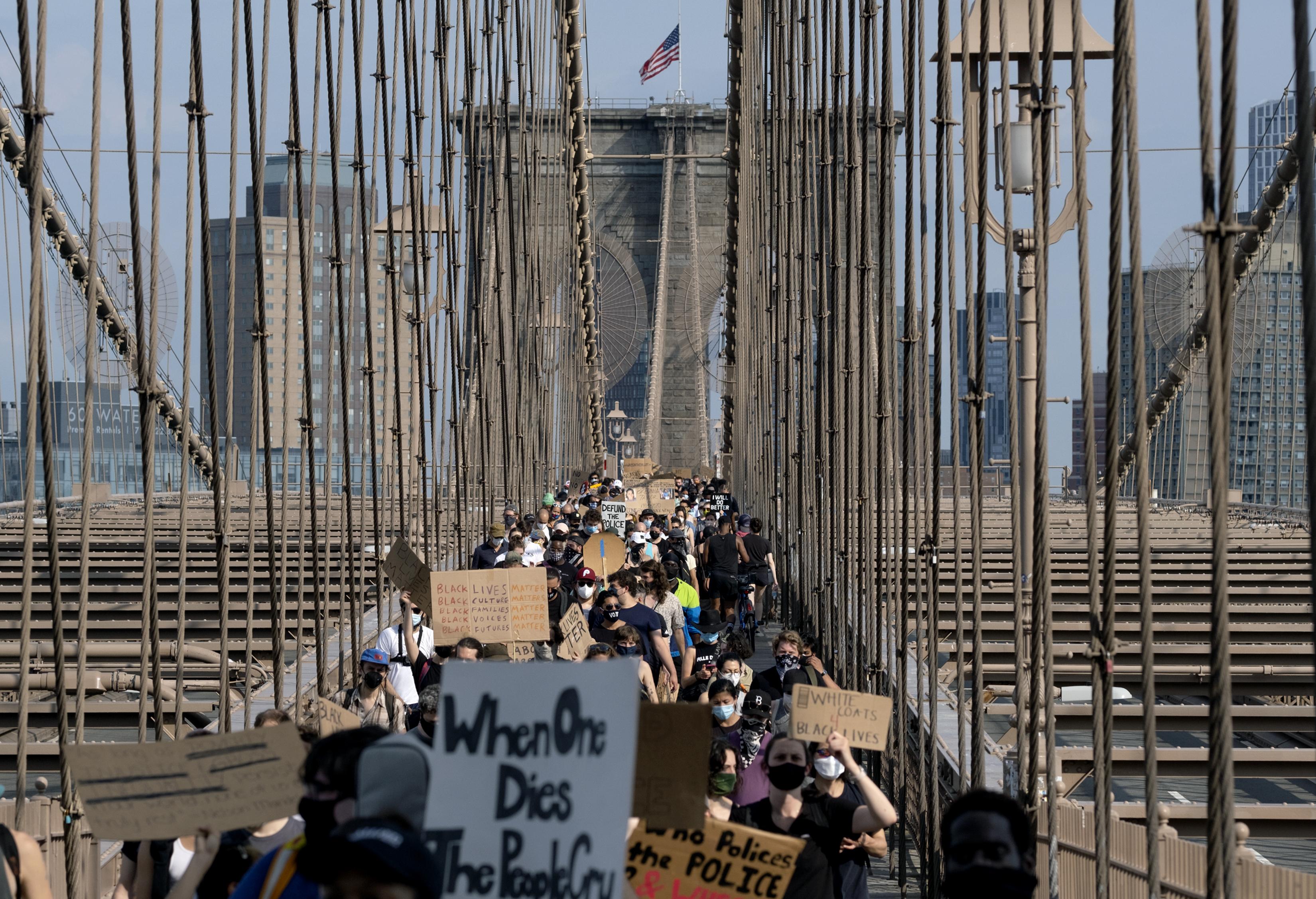 3300x2256 Photos capture nights of protests and fury in New York City over George Floyd death New York