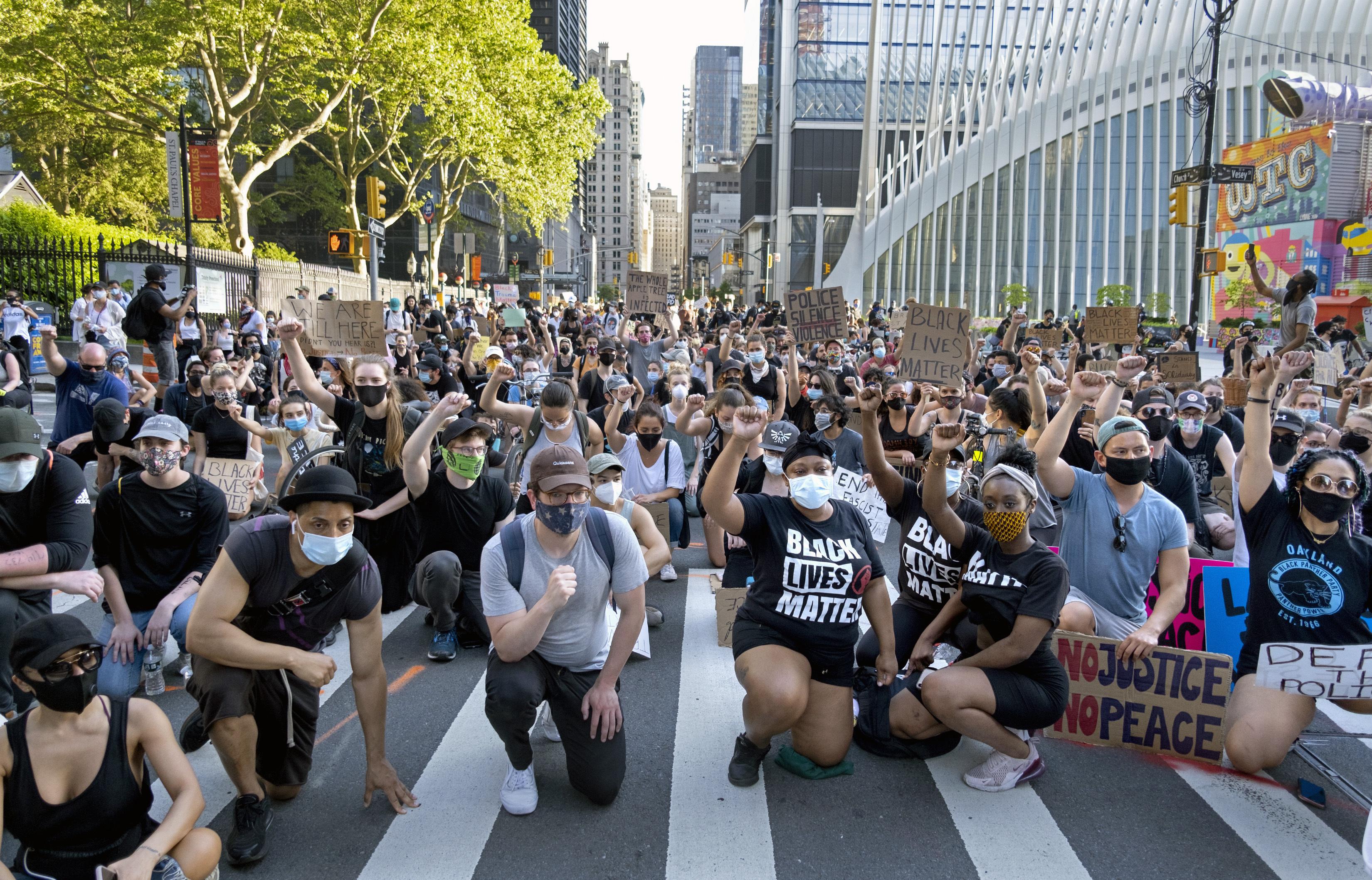 3300x2118 Photos capture nights of protests and fury in New York City over George Floyd death New York