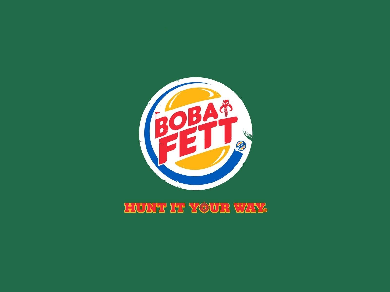 1600x1200 star wars minimalistic boba fett front parody logos burger king 1600x1200 wallpaper High Quality Wallpaper, High Definition Wallpaper